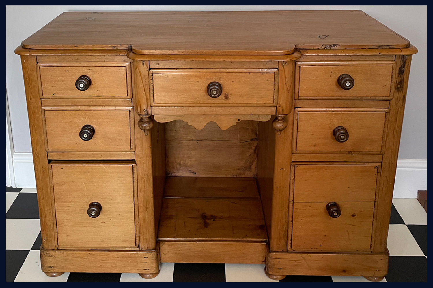 Wonderland Collection: Antique 1800s Pine Dresser Base/Chest of Drawers