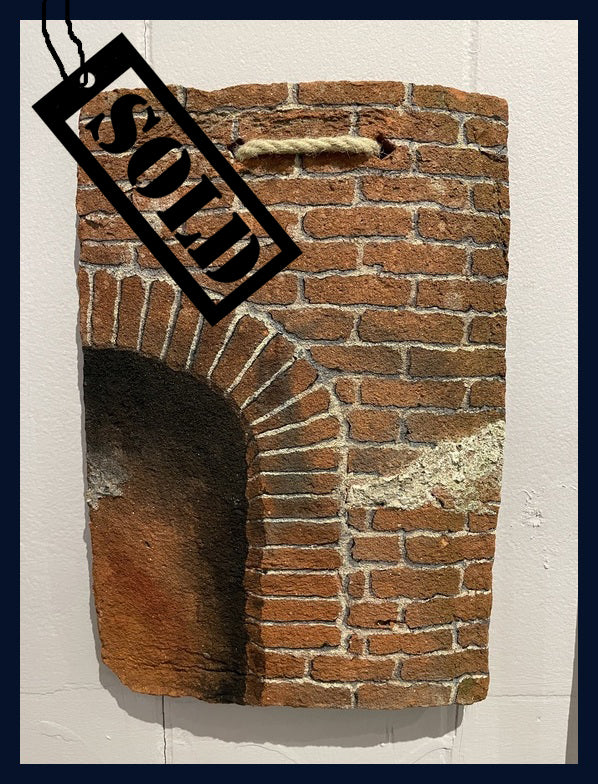 SOLD Painting 38: Clay Peg Roof Tile Painting by Colin Kitchener