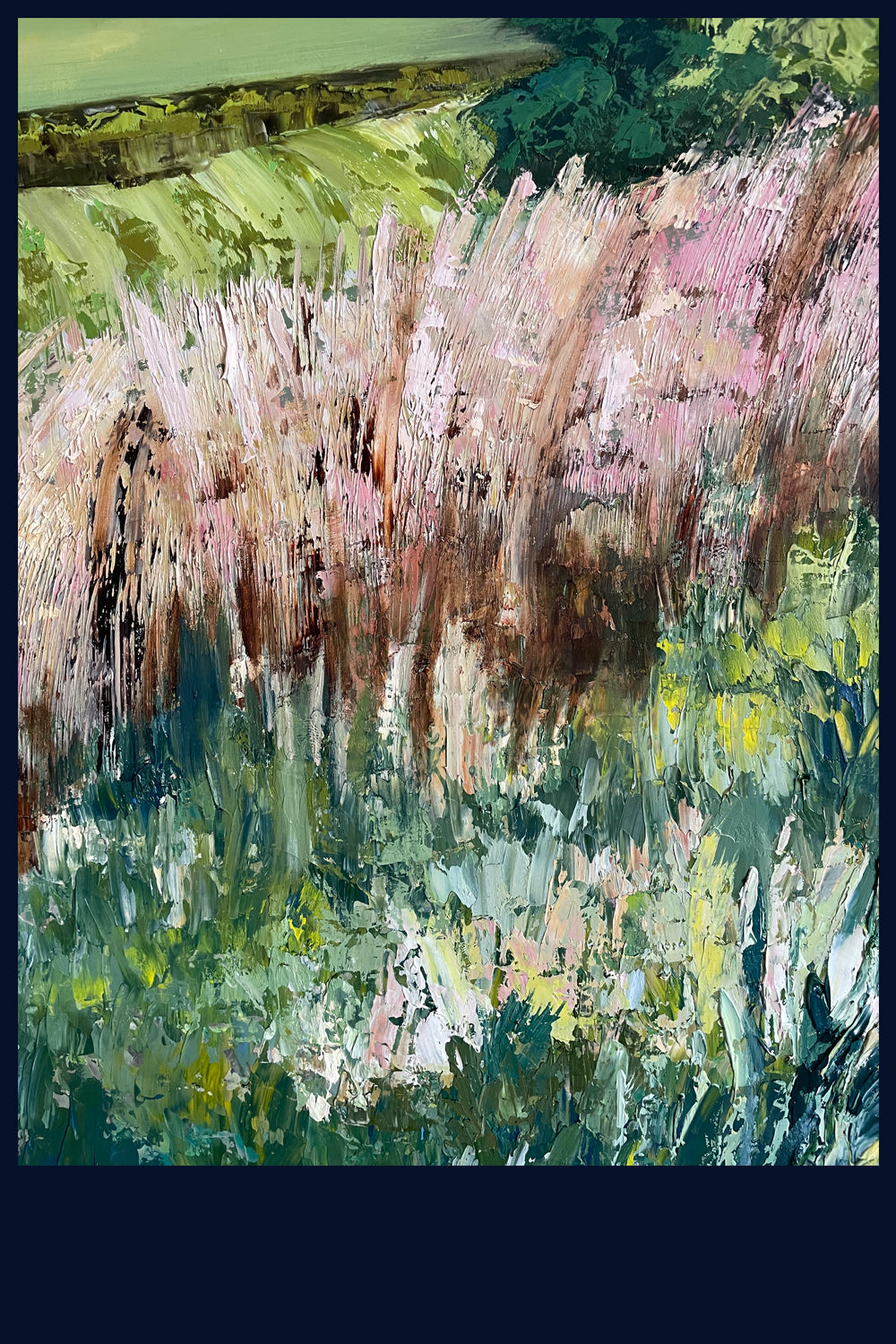 SOLD - Linear Lands Collection: Spring, Burnham Overy Staithe, Norfolk. Original Oil Painting
