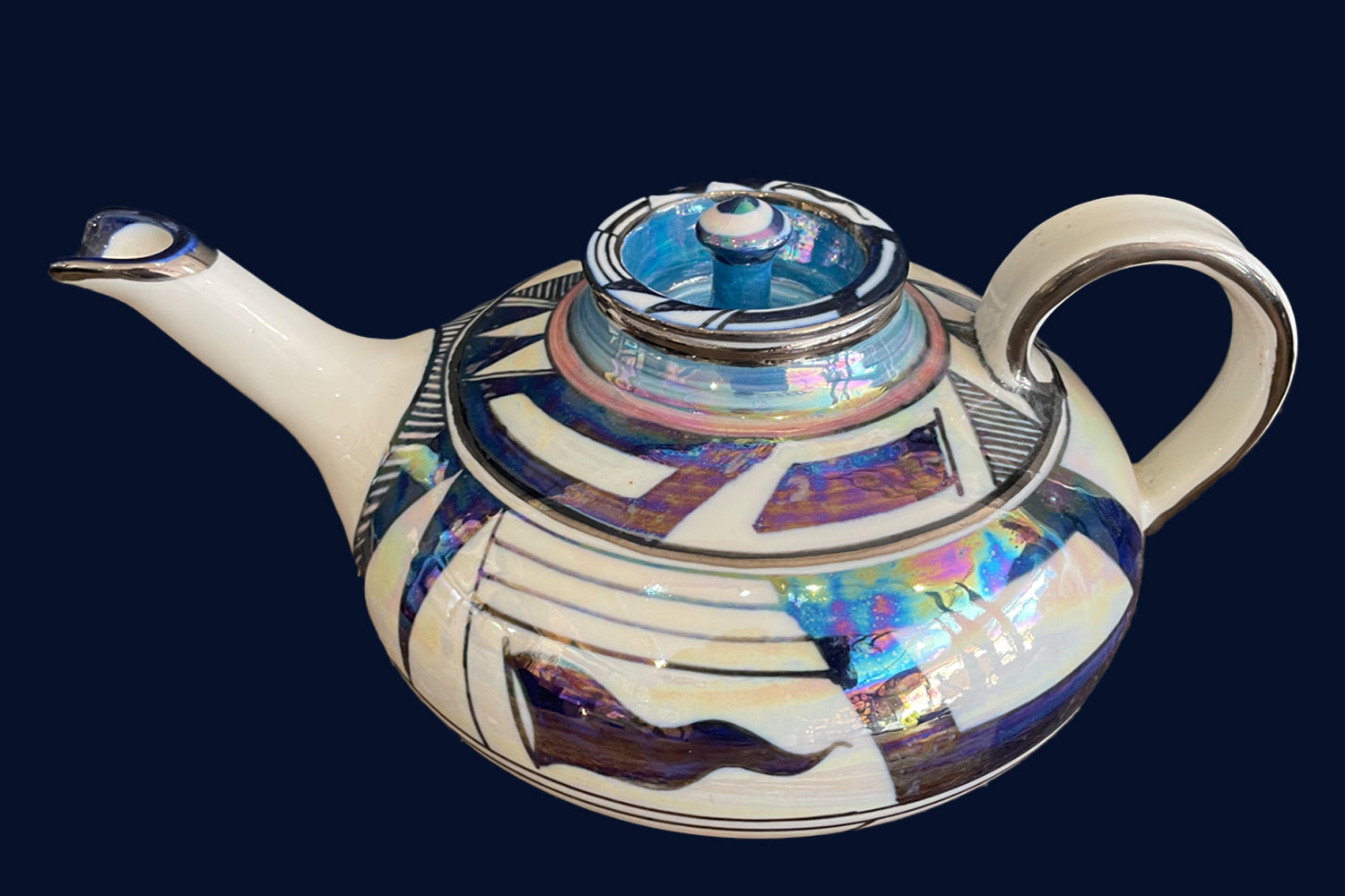 Alvin F. Irving Abstract Teapot (medium)