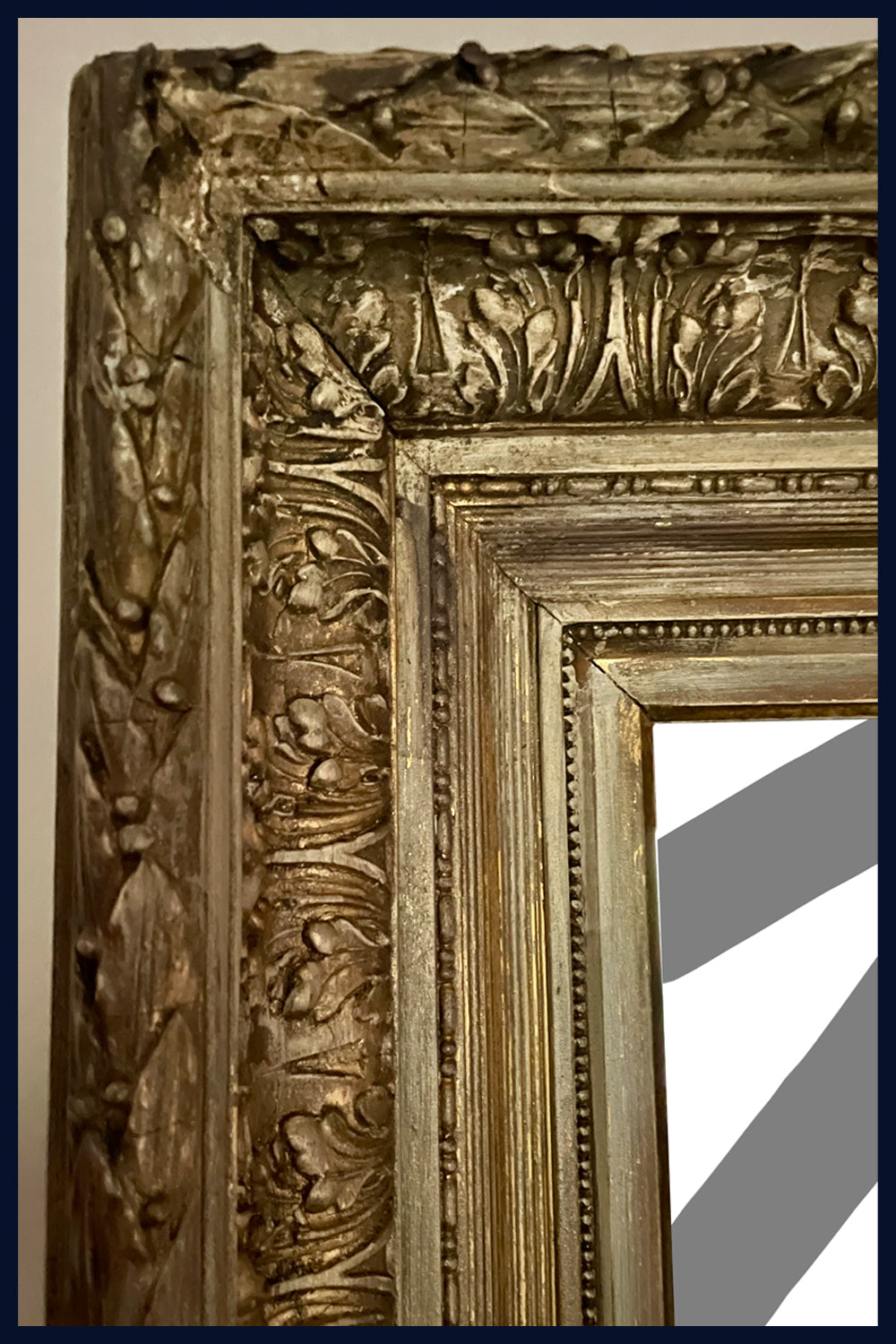 REDUCED Wonderland Collection: Antique Frame with New Mirror Glass