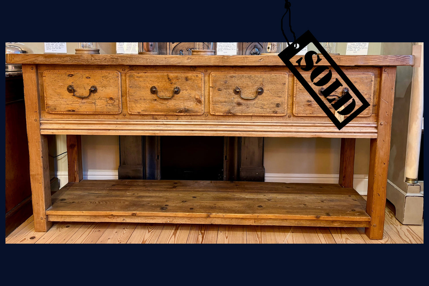 SOLD Wonderland Collection: Antique Pine Sideboard
