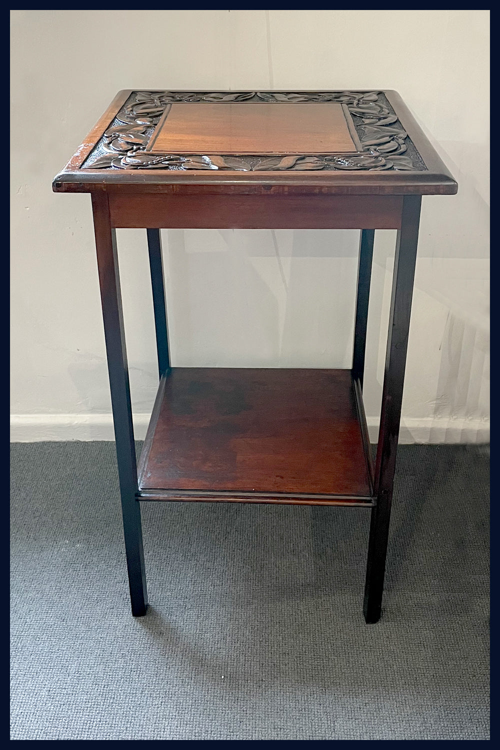 Antique Mahogany Carved Table - Restored
