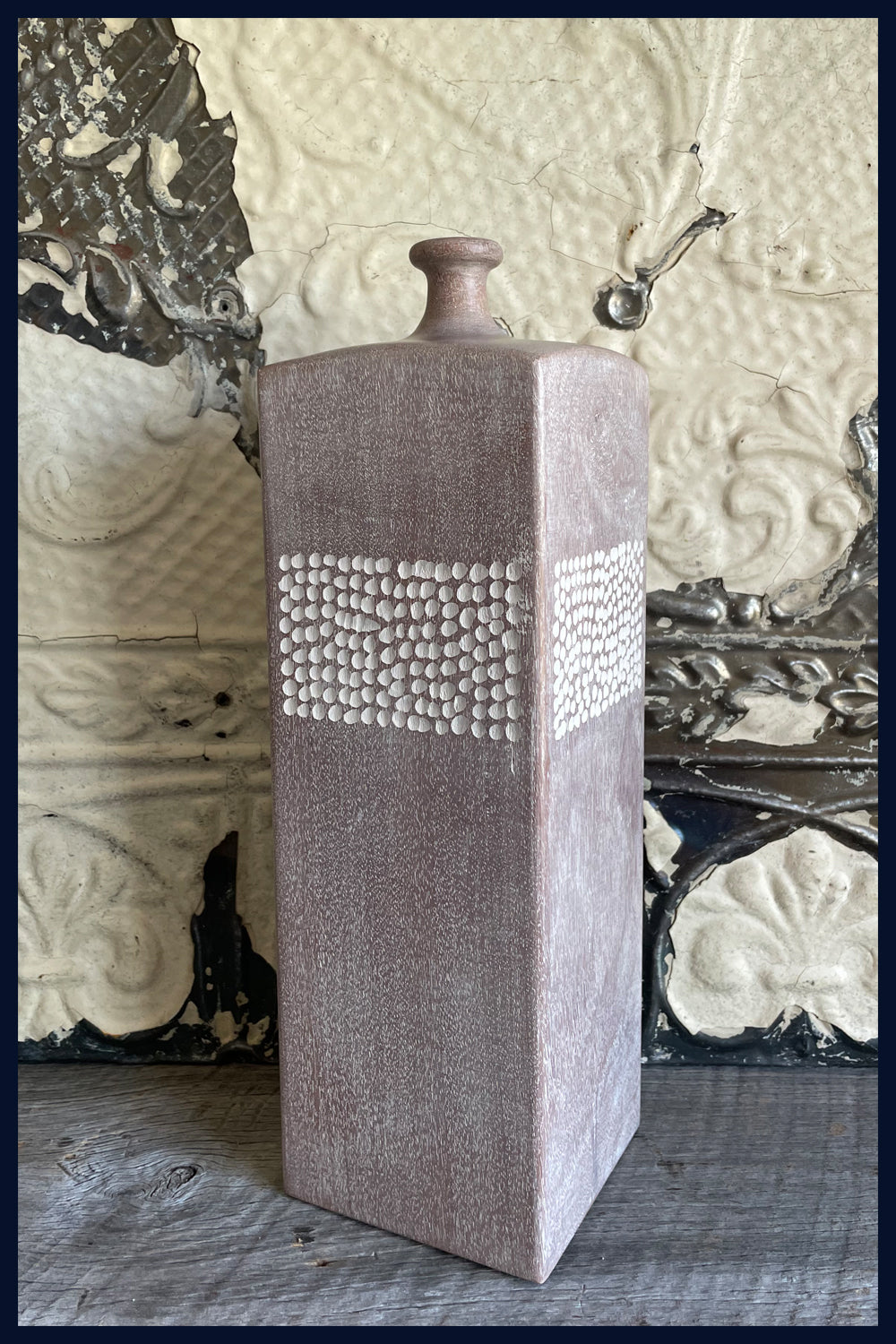 Carved Mahogany Vessel 6 by Michael Slaney