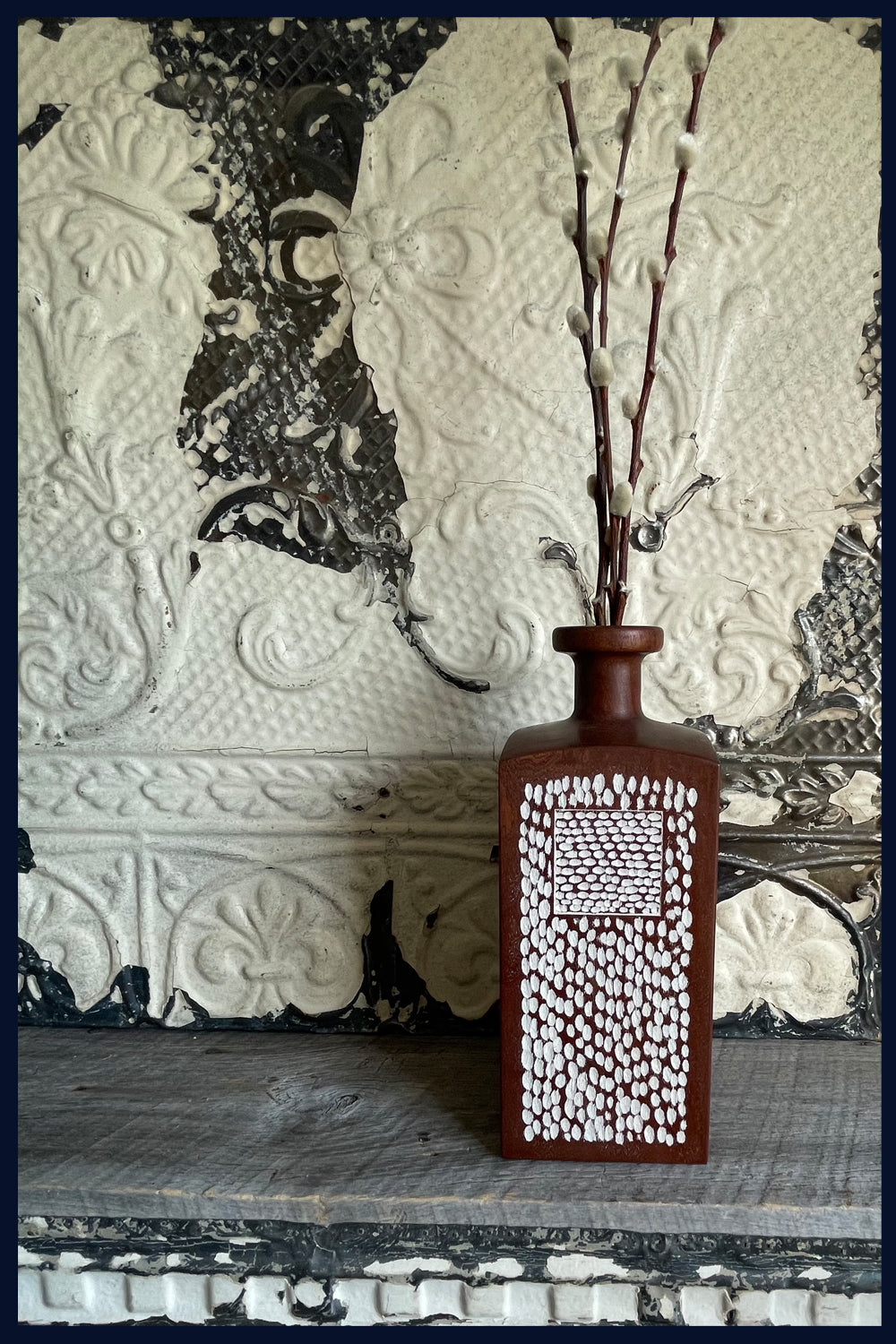 Carved Mahogany Vessel 4 by Michael Slaney