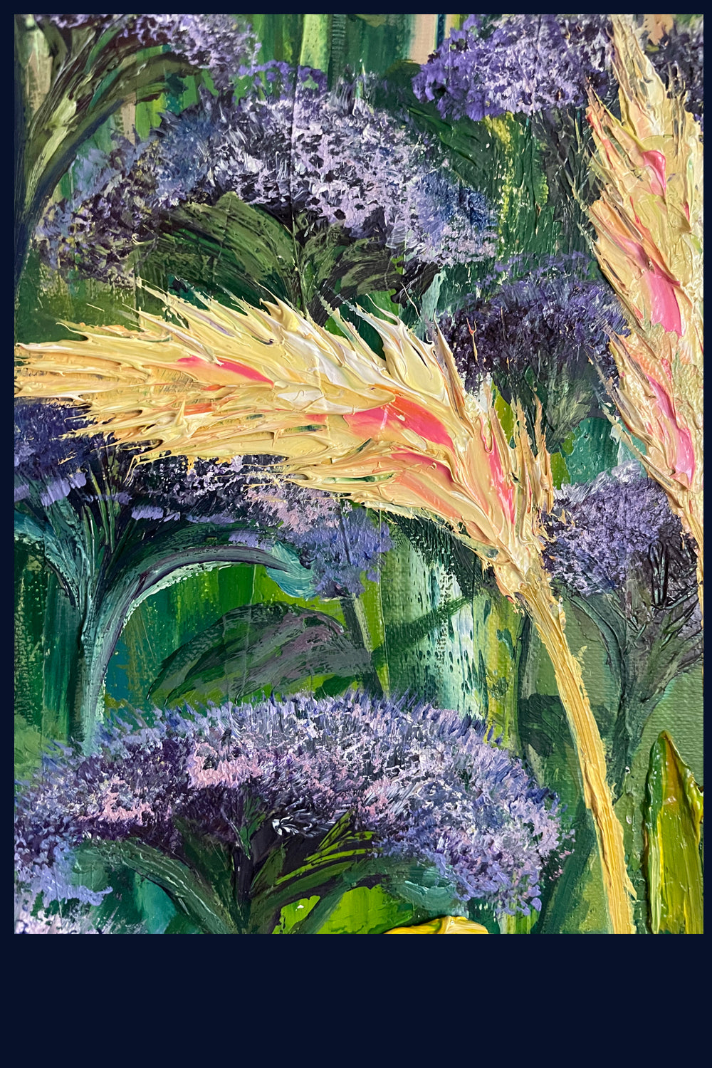 SOLD Purple Haze. Original Oil Painting