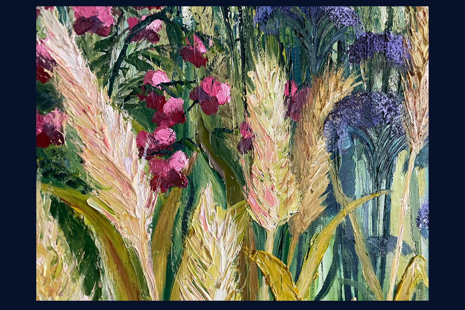 SOLD Purple Haze. Original Oil Painting