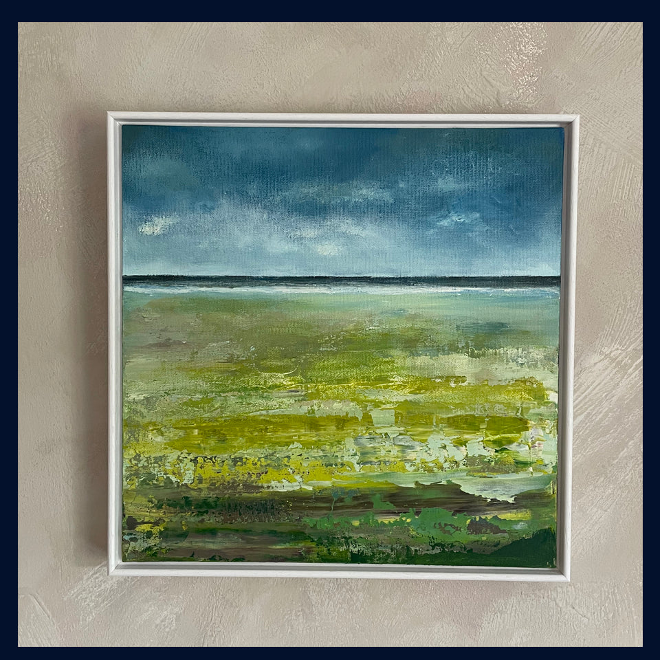 Spring Marsh, Norfolk. Original Oil Painting