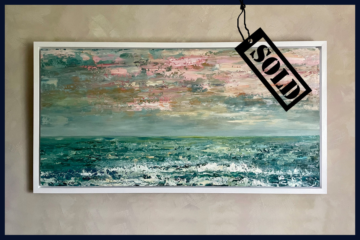 Linear Lands Collection: Ascension, Norfolk. Original Oil Painting
