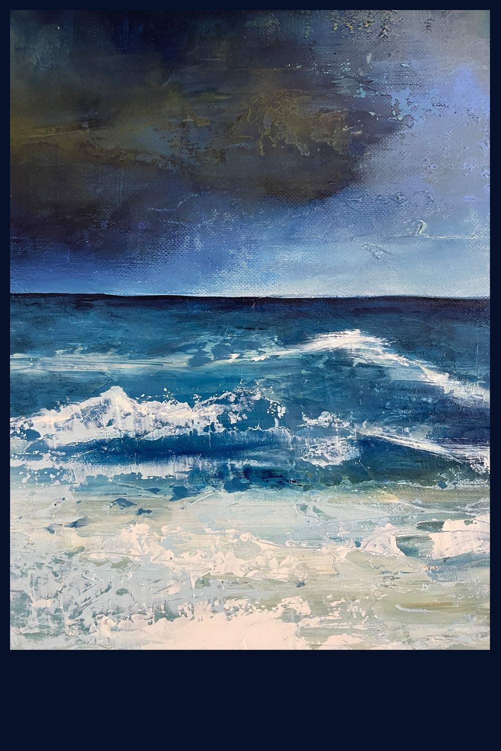 SOLD Blue Haven, Original Oil Painting