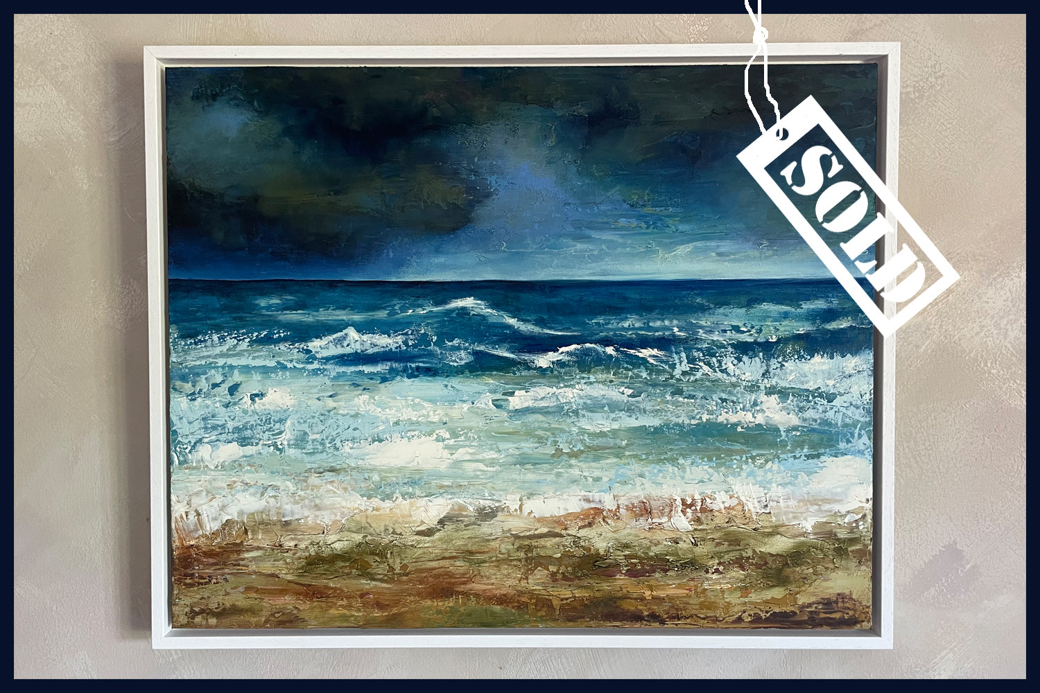 SOLD Blue Haven, Original Oil Painting