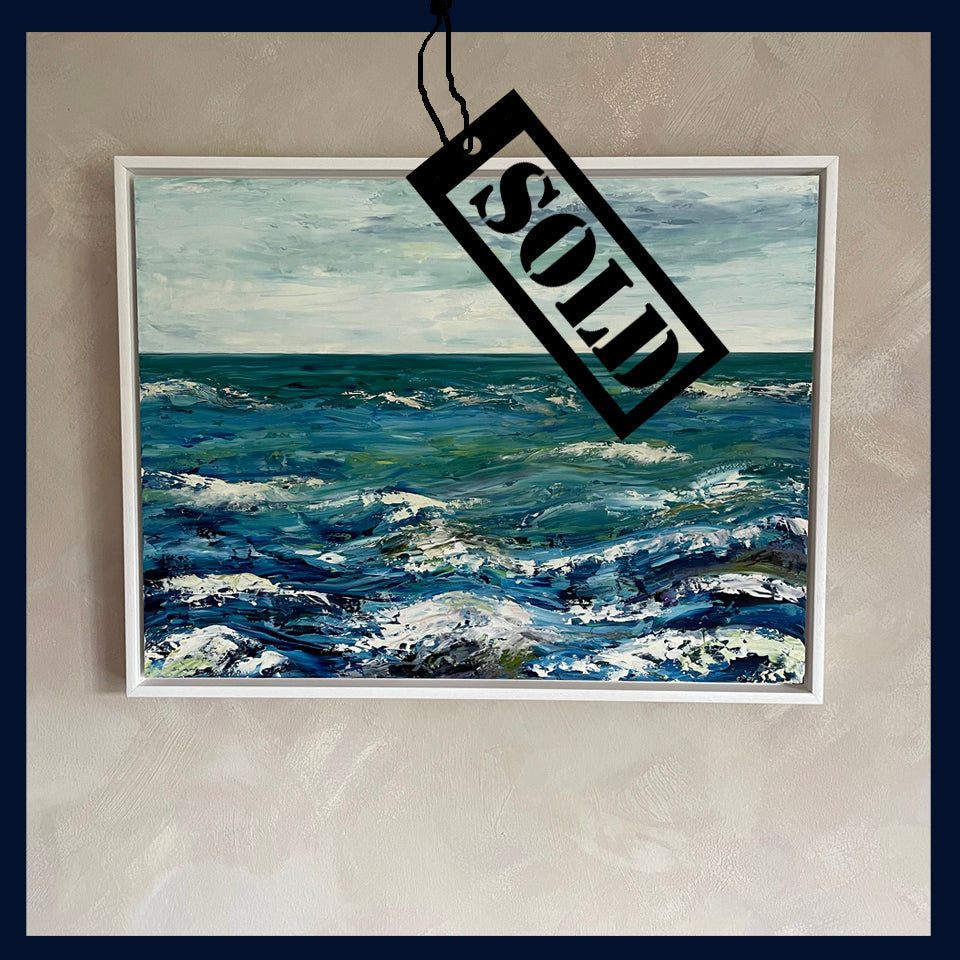 SOLD Swell, Original Oil Painting
