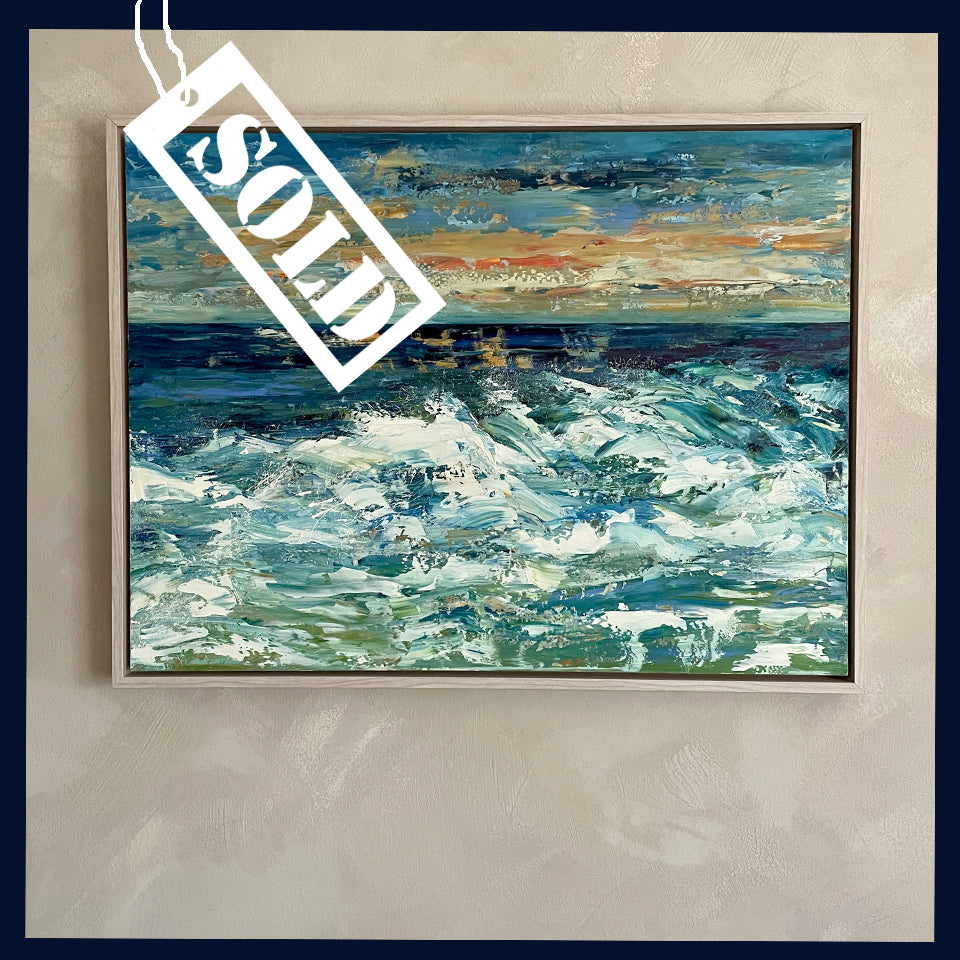 SOLD - Summer Splash. Original Oil Painting