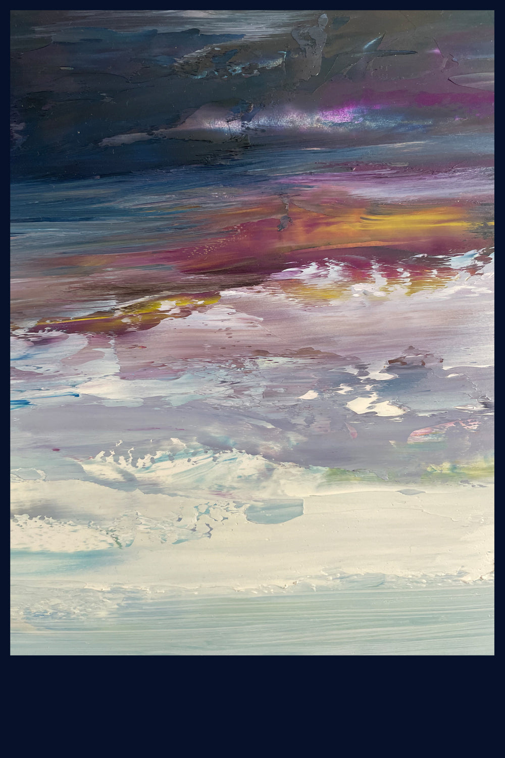 SOLD Storm, Holkham Marsh, Norfolk Original Oil Painting