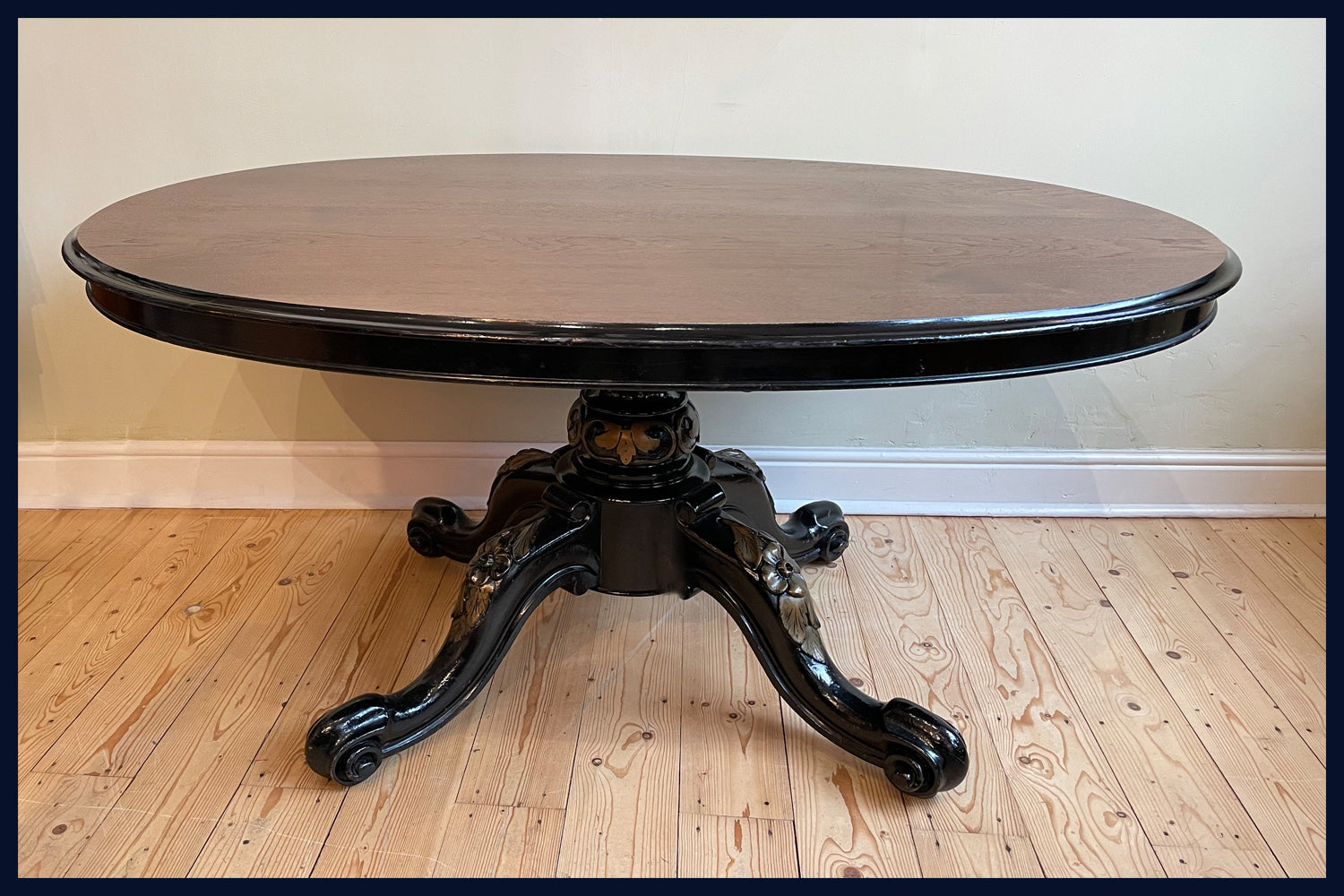 REDUCED to CLEAR Victorian Oval Coffee Table