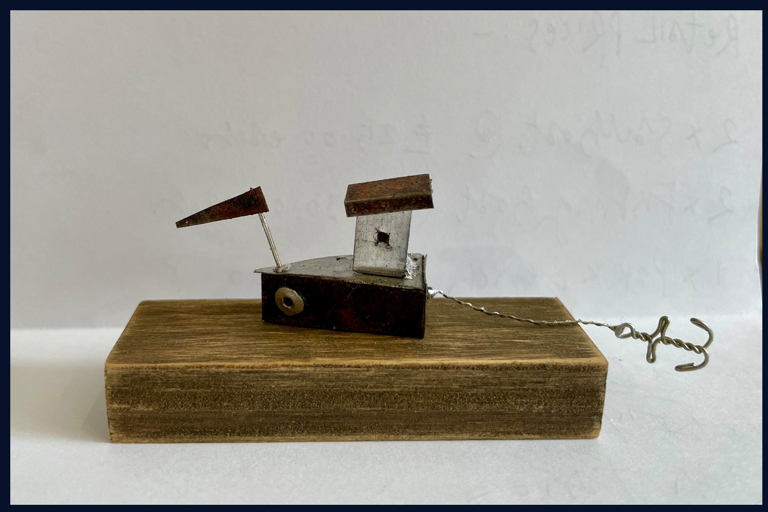 Little Fishing Boat Sculpture by Sarah Jane Brown 2