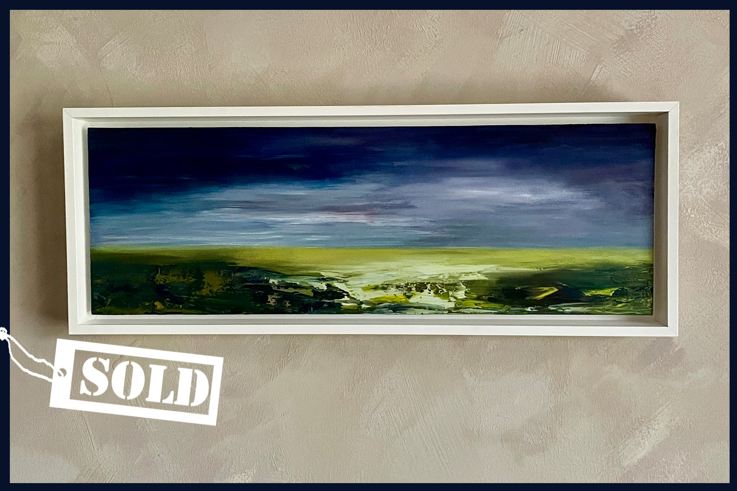 SOLD Linear Lands Collection: Marsh Song, Norfolk. Original Oil Painting