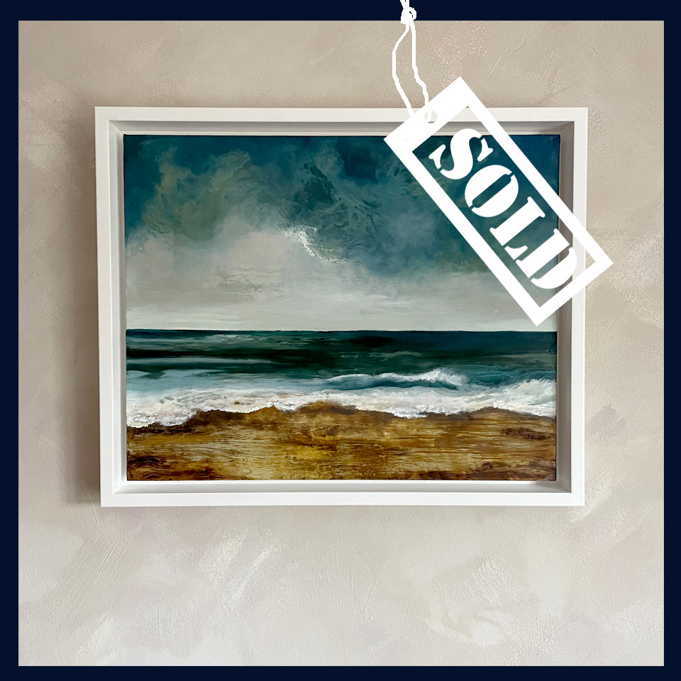 SOLD Storm Collection: Summer Storm, Norfolk. Original Painting