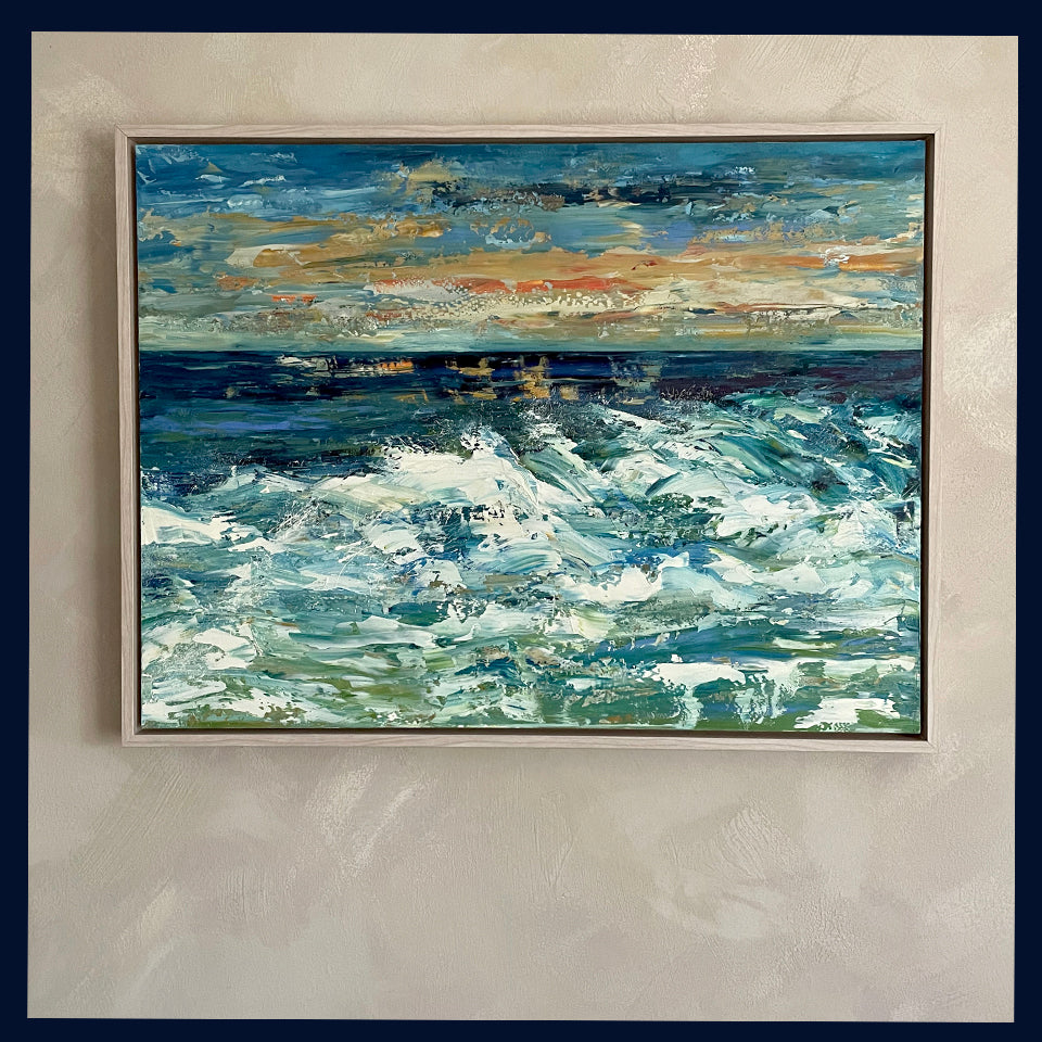 SOLD - Summer Splash. Original Oil Painting
