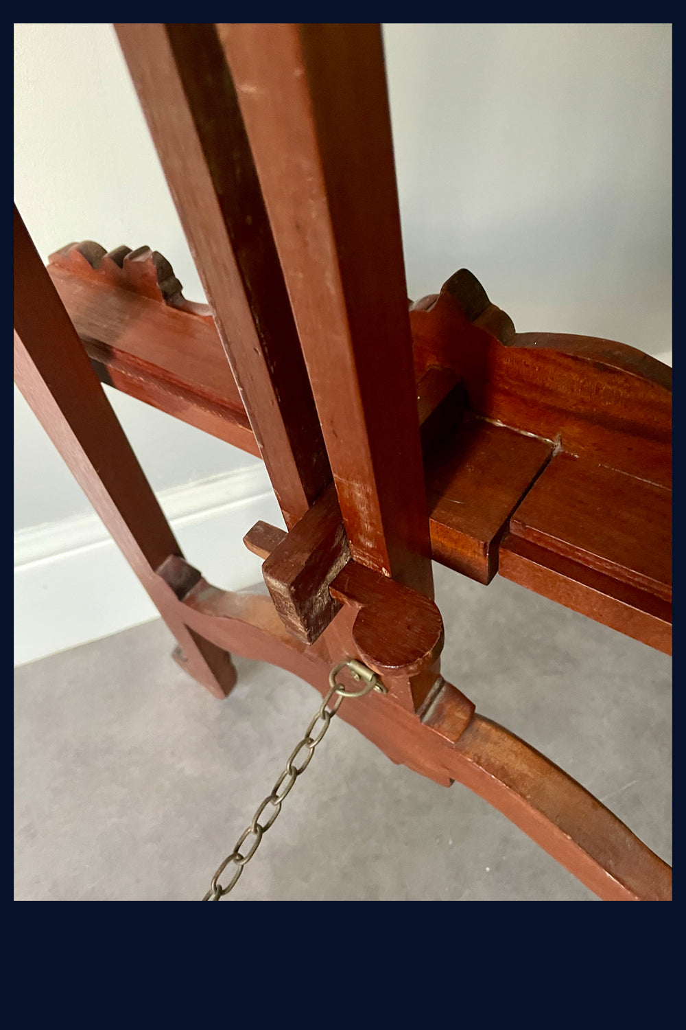 Victorian Mahogany Picture Easel