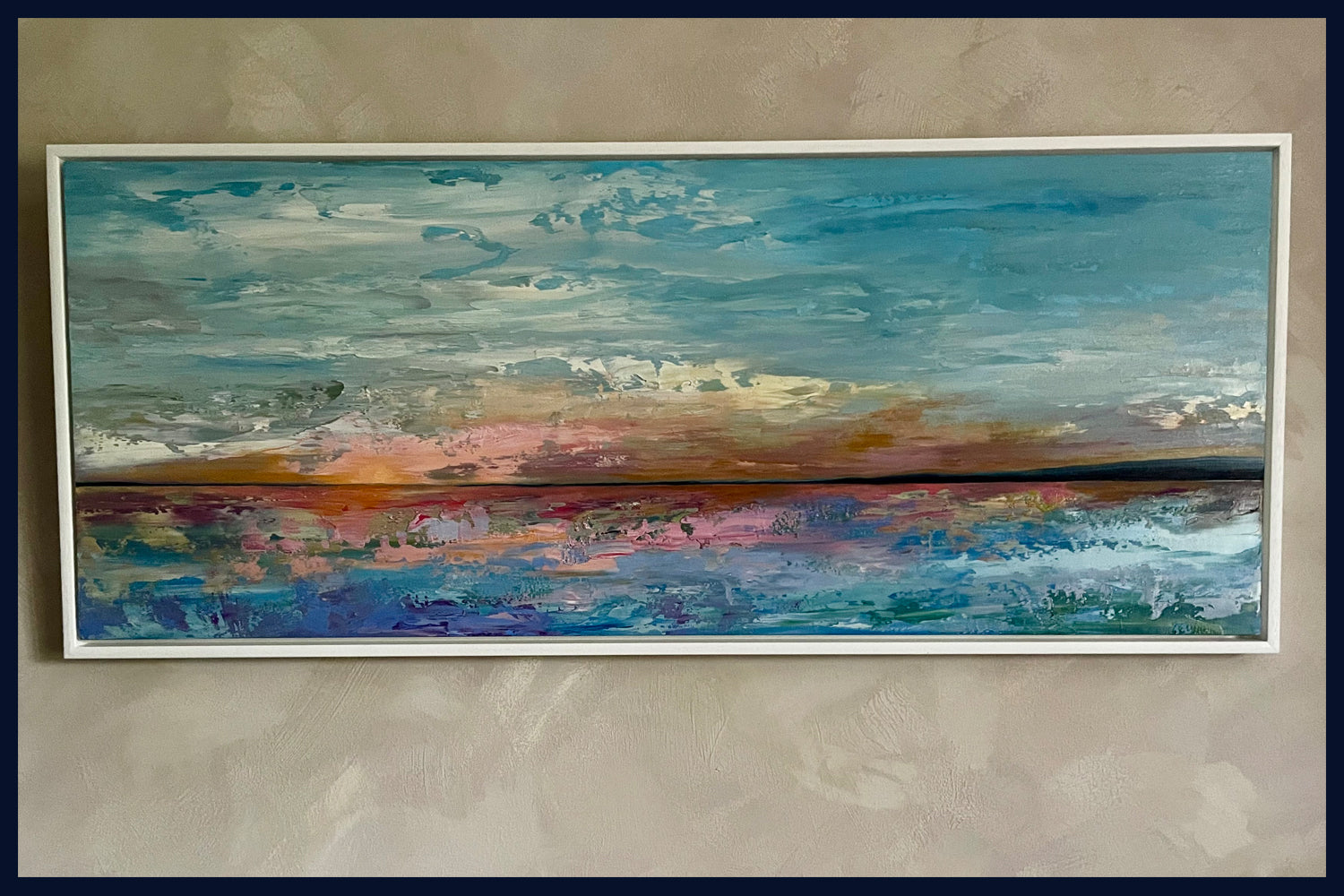 REDUCED Sunset, Wells, Norfolk. Original Oil Painting