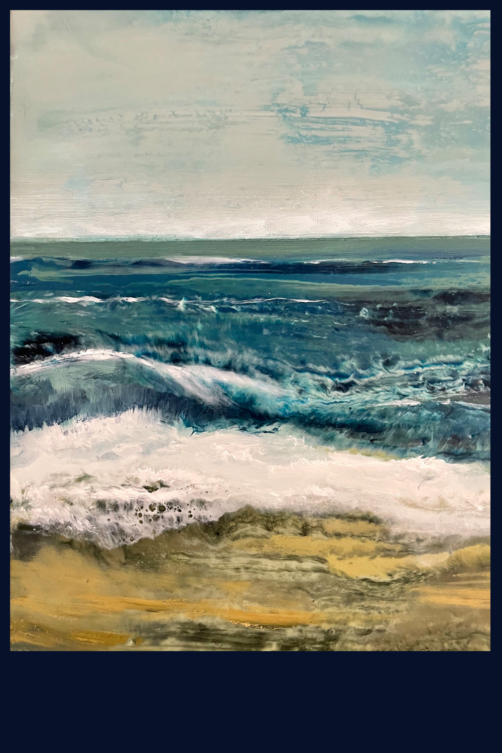 Blue Haven, Holkham Beach, Norfolk. Original Painting
