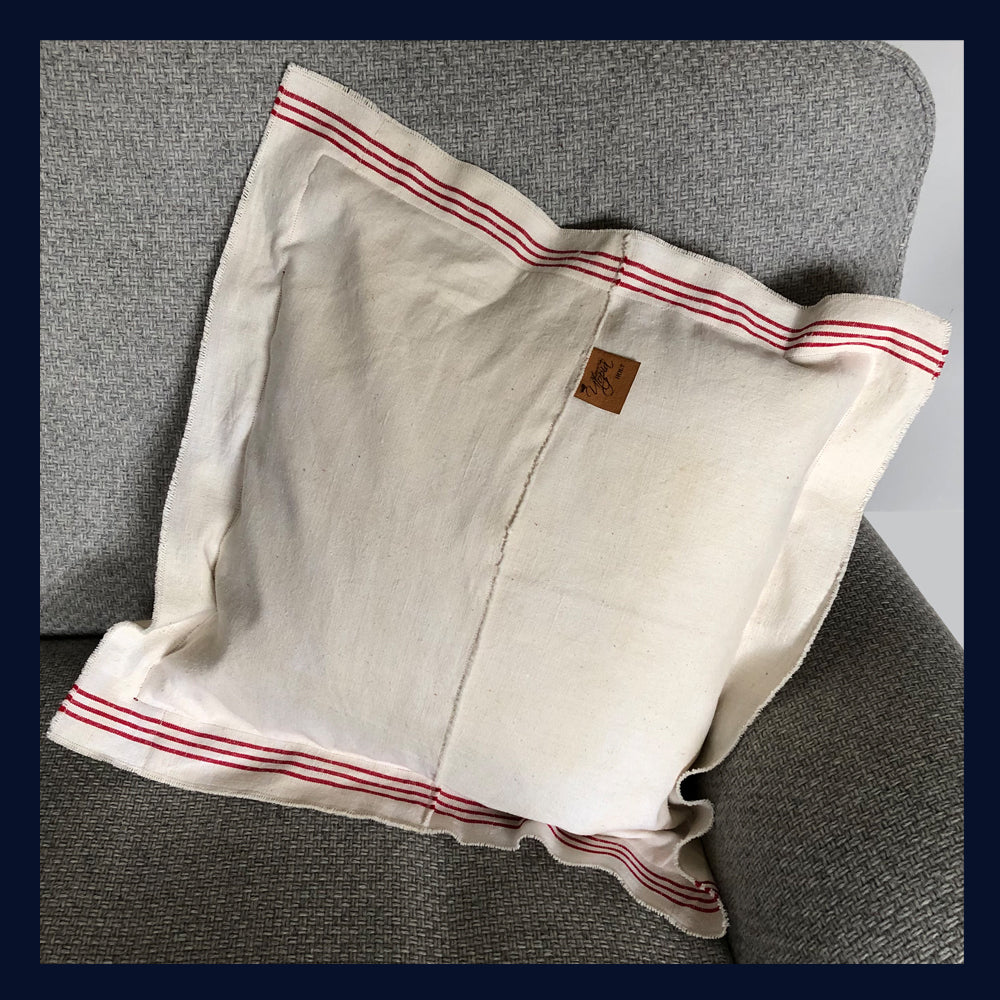 Raw Luxe Collection: Luxury Vintage Velvet & Antique Metis Cushion 16"/41cm (4)