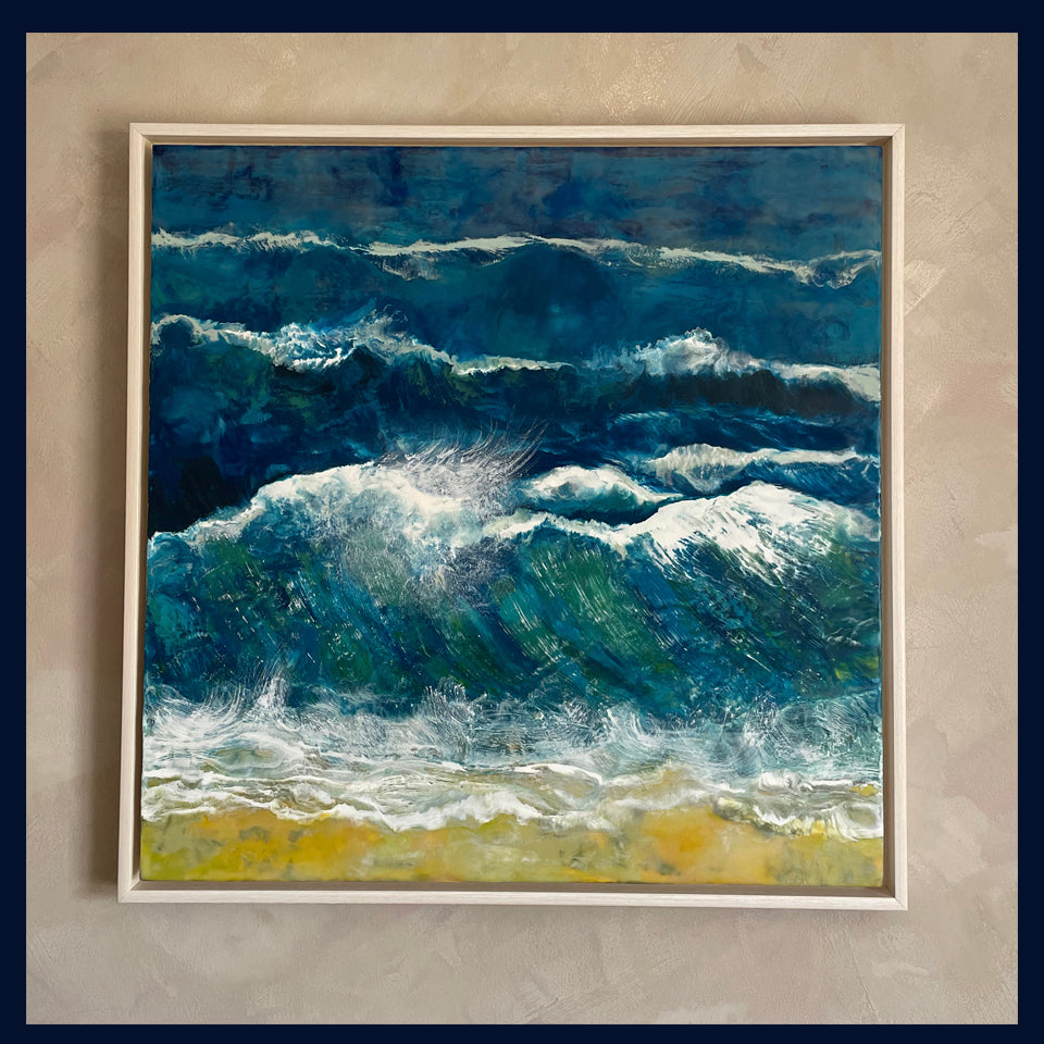 SOLD Storm Collection: Crash, Norfolk. Original Painting