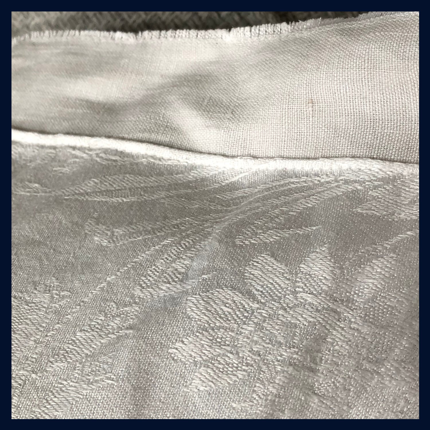 Raw Luxe Collection: Luxury Antique Embroidered Damask Cushion 20"/51cm (2)