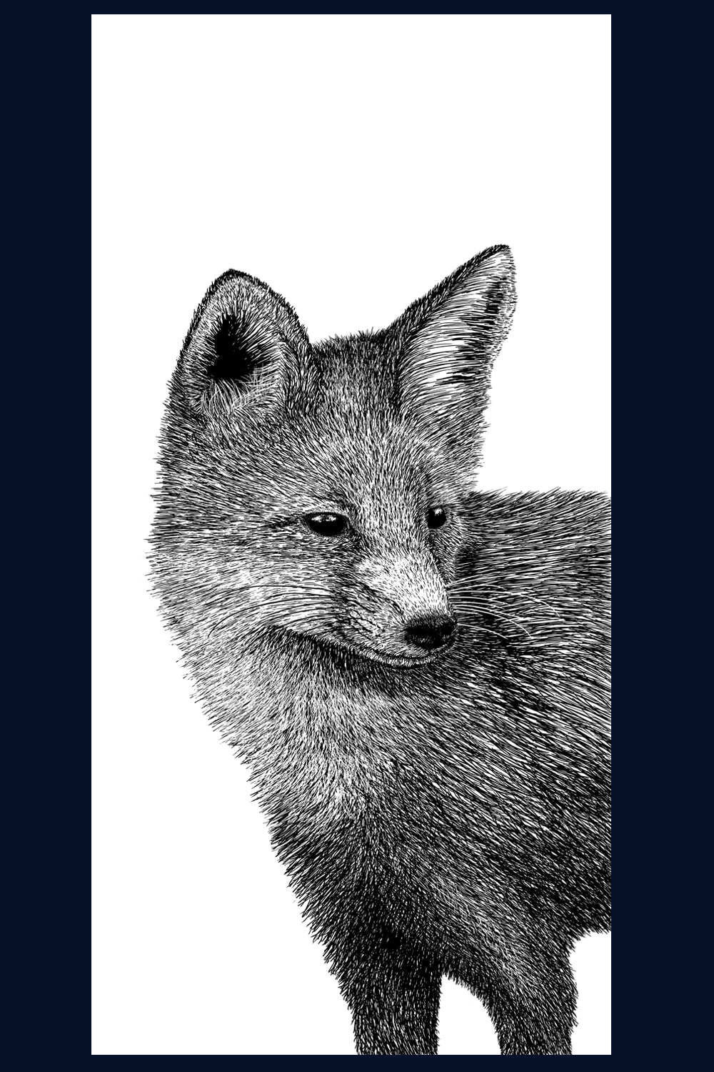 Fox Cub Norfolk limited edition fine art print by Jac Scott