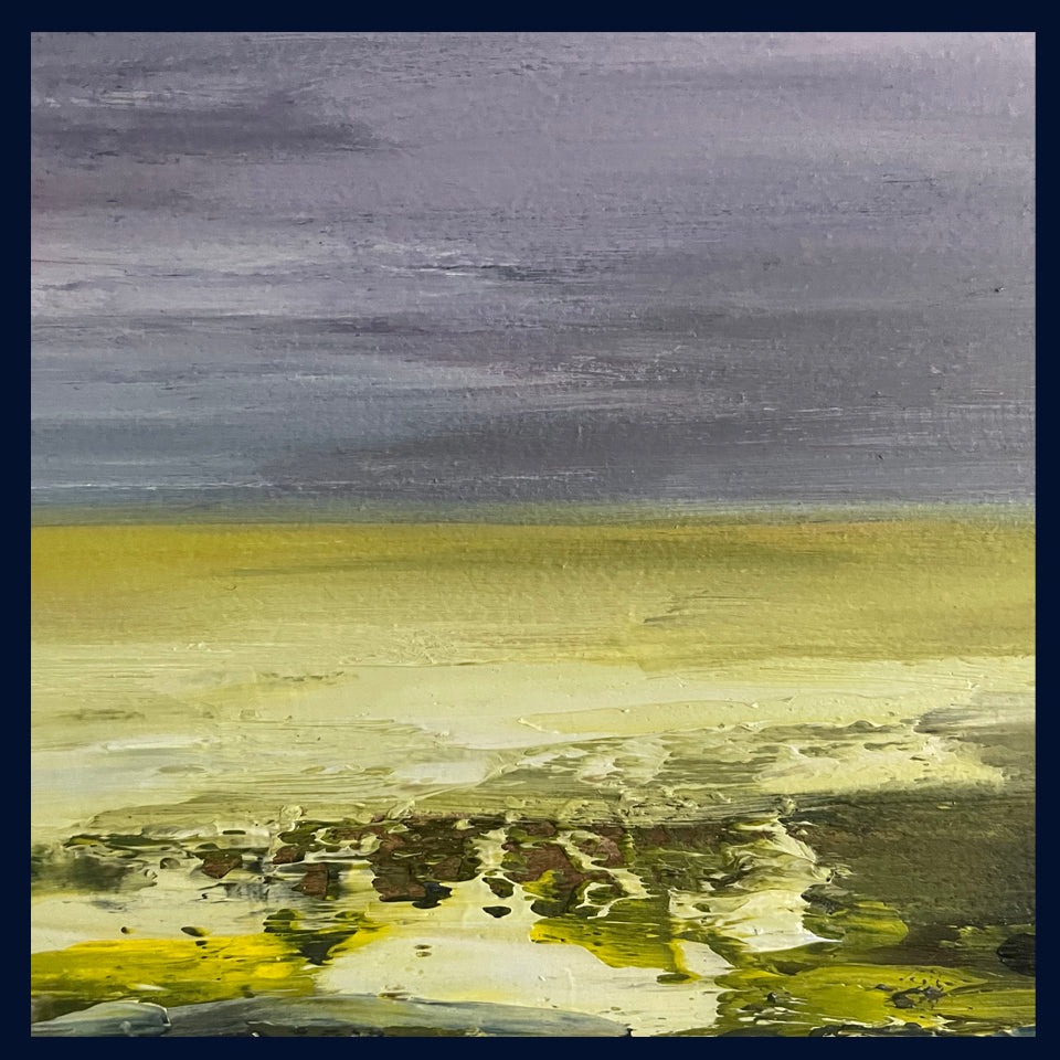 SOLD Linear Lands Collection: Marsh Song, Norfolk. Original Oil Painting