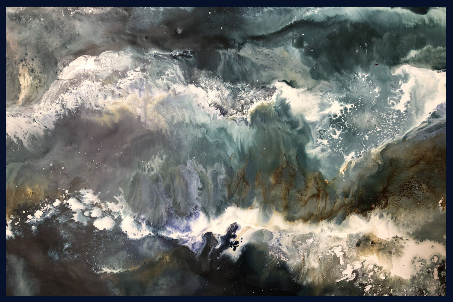 SOLD Storm Collection: The Seventh, Norfolk. Original Painting