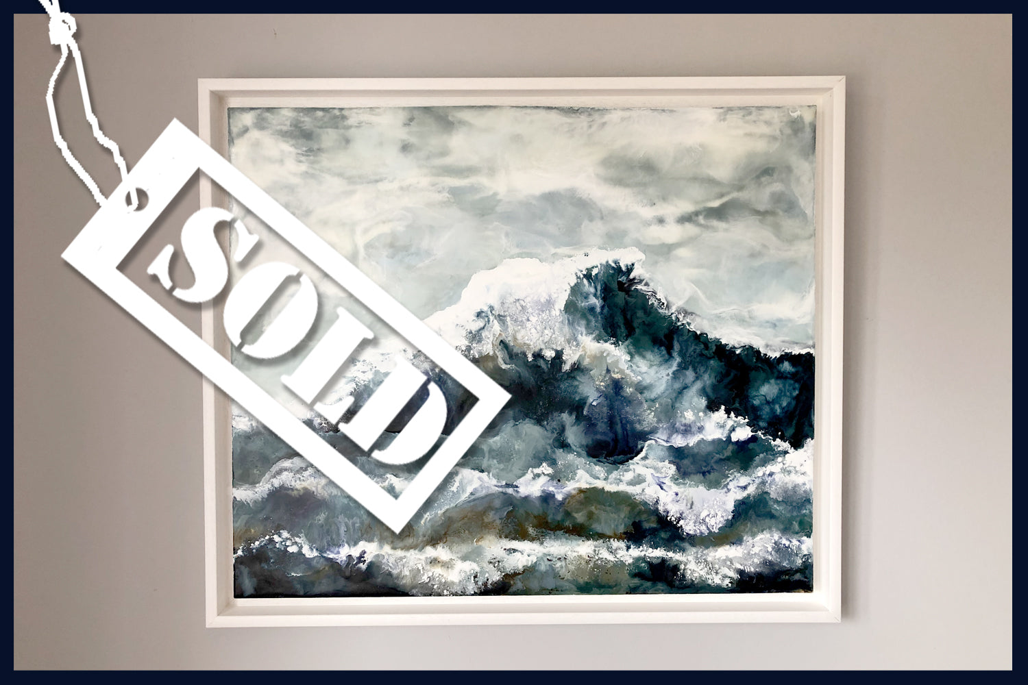 SOLD Storm Collection: The Seventh, Norfolk. Original Painting