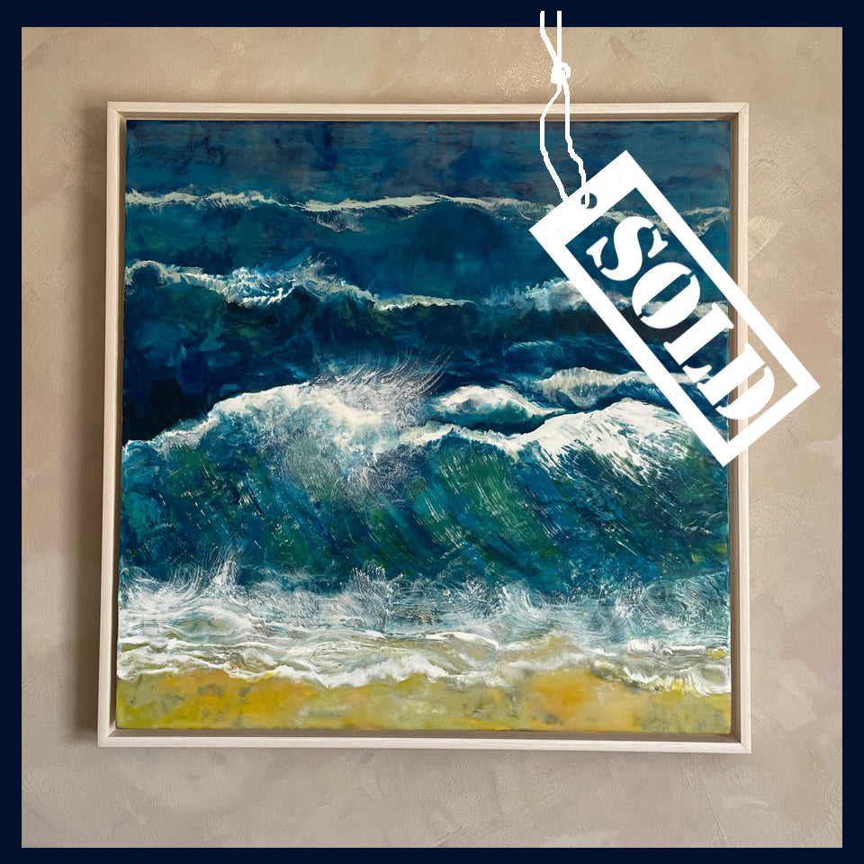 SOLD Storm Collection: Crash, Norfolk. Original Painting