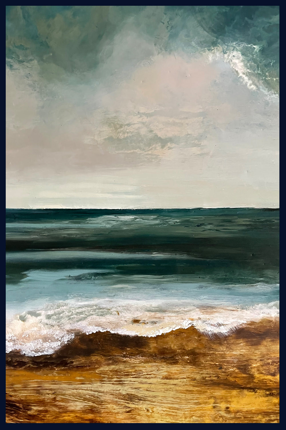 SOLD Storm Collection: Summer Storm, Norfolk. Original Painting