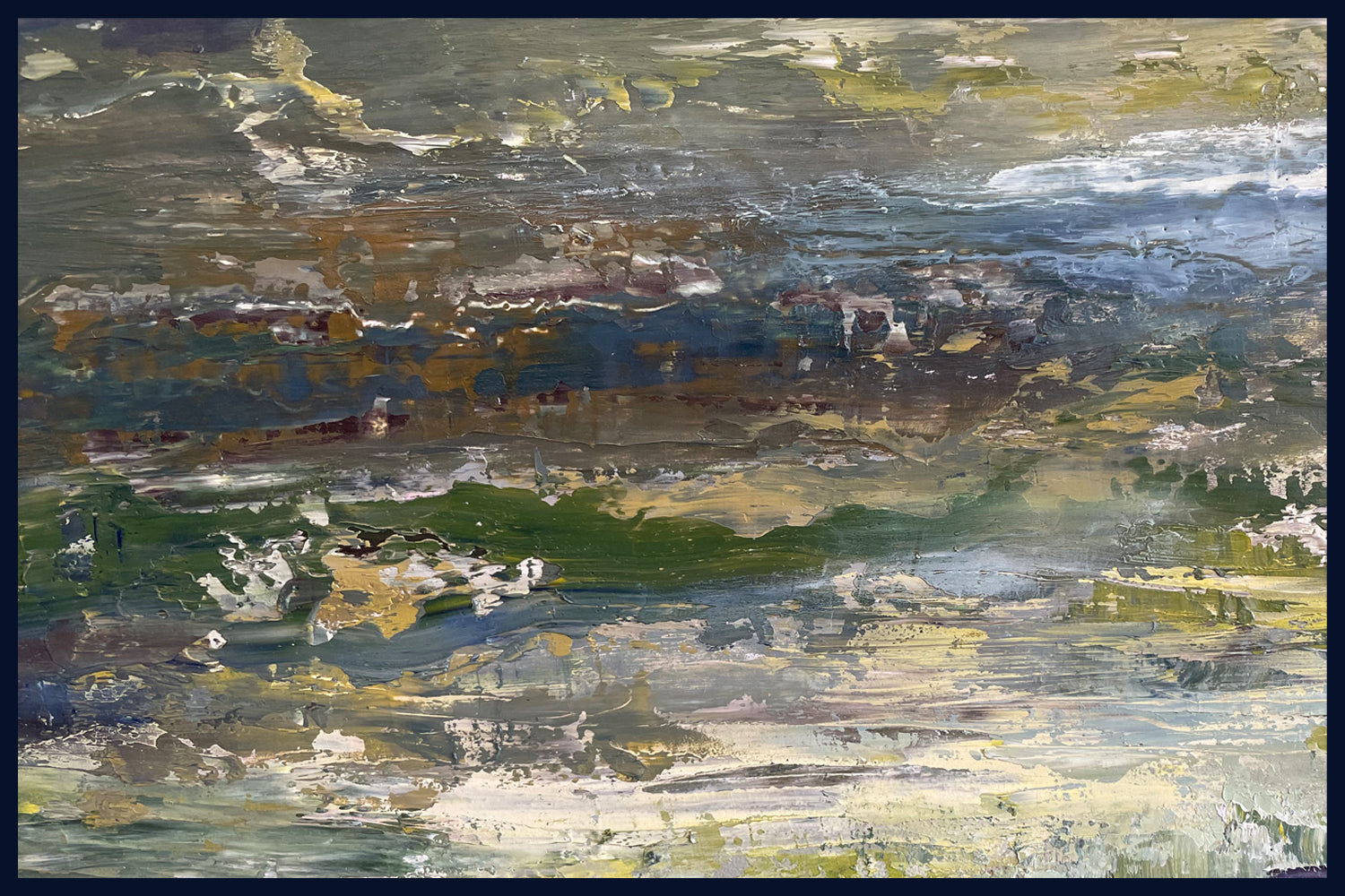 Storm Collection: A Perfect Storm, Stiffkey Marshes, Norfolk. Original Oil Painting