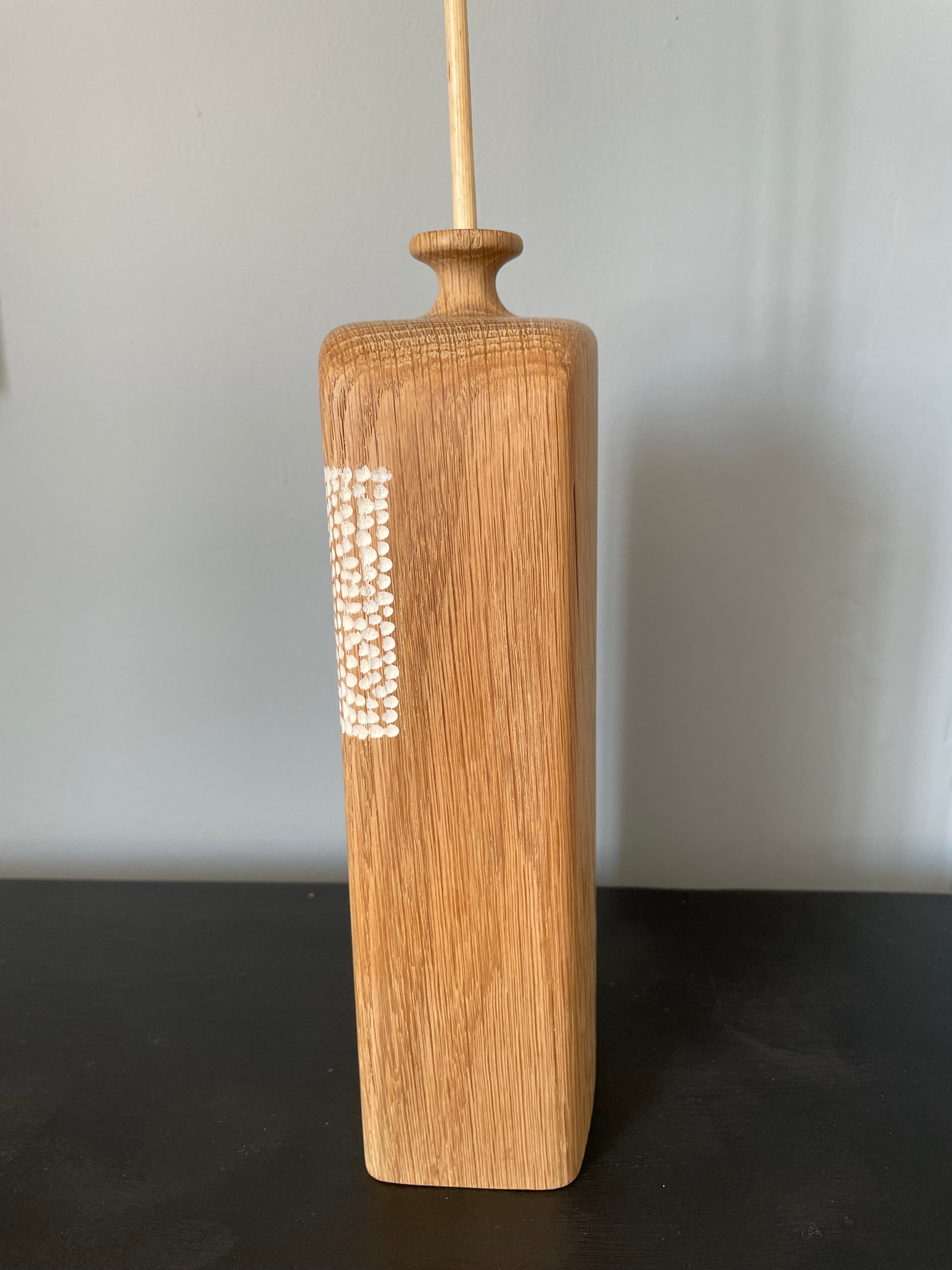 Carved Oak Vessel 6 by Michael Slaney