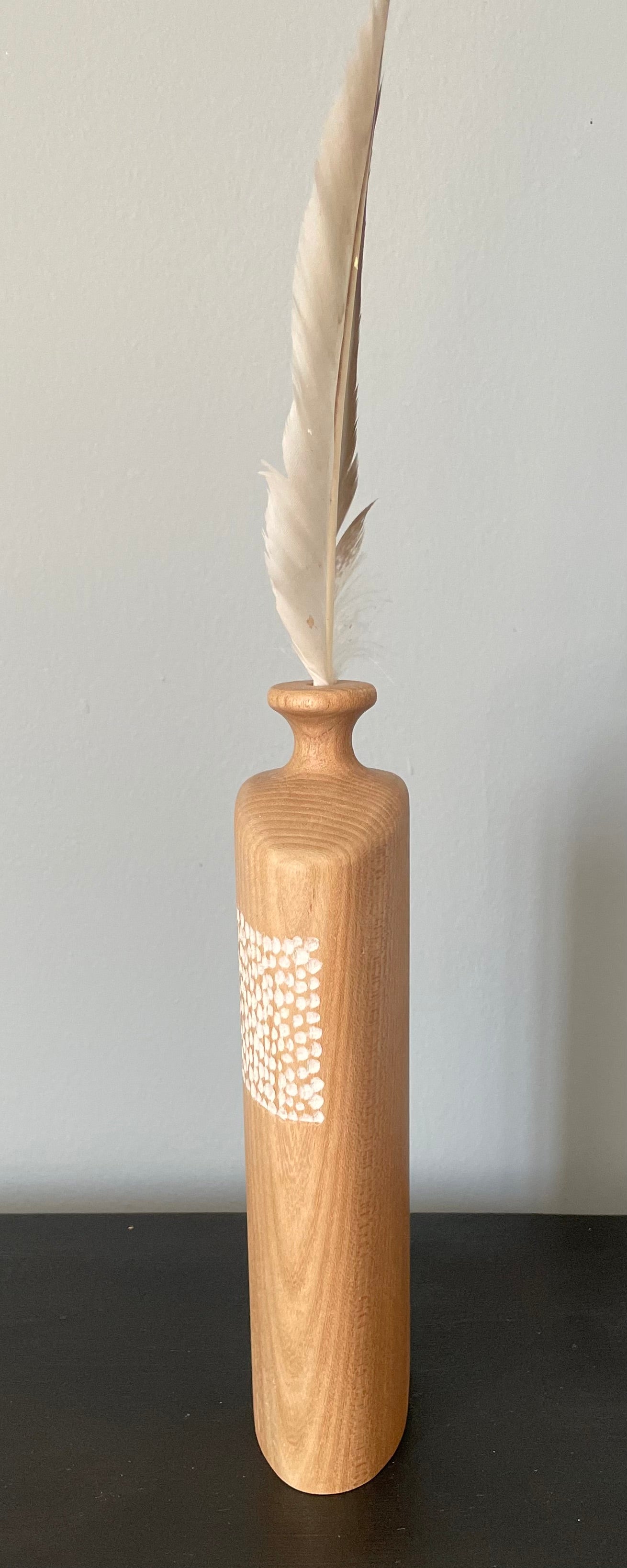 Carved Oak Vessel 4 by Michael Slaney