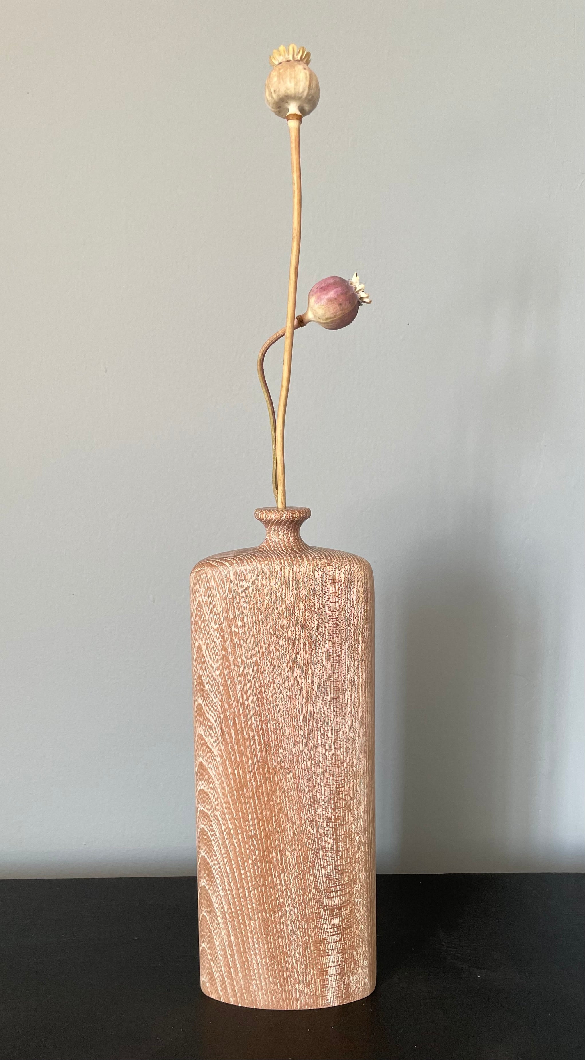 Limed Elm Vessel 2 by Michael Slaney