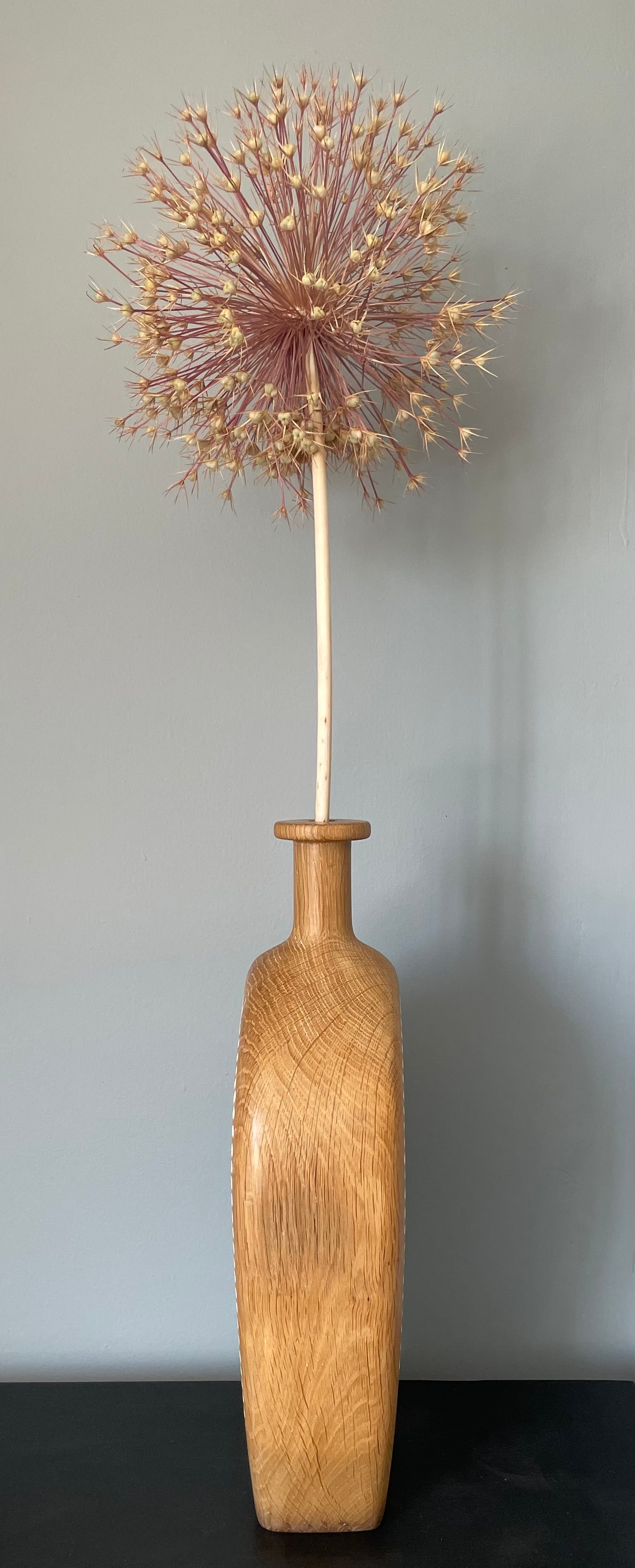 Carved Oak Vessel 5 by Michael Slaney