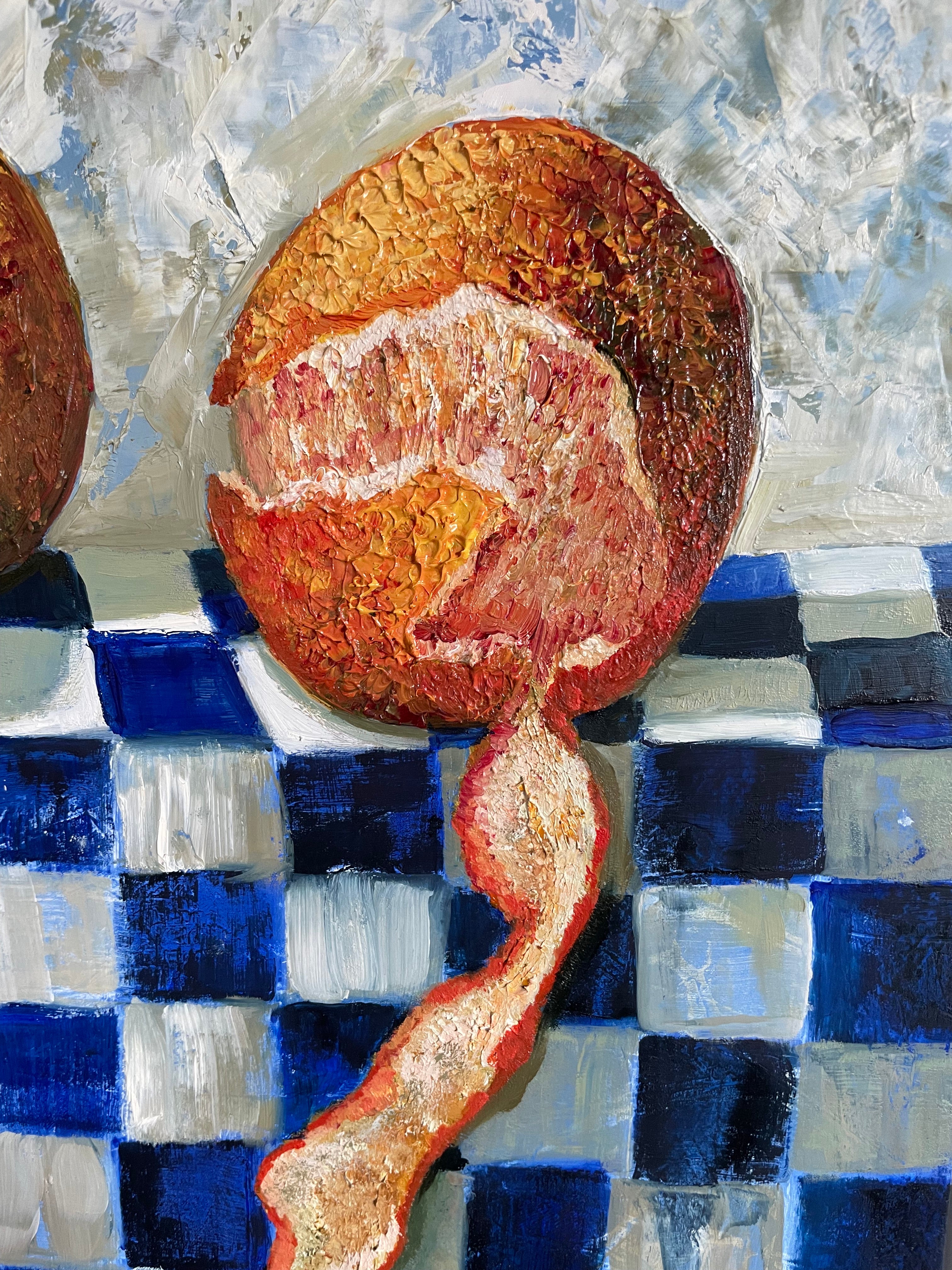 Tablecloth: Three Oranges