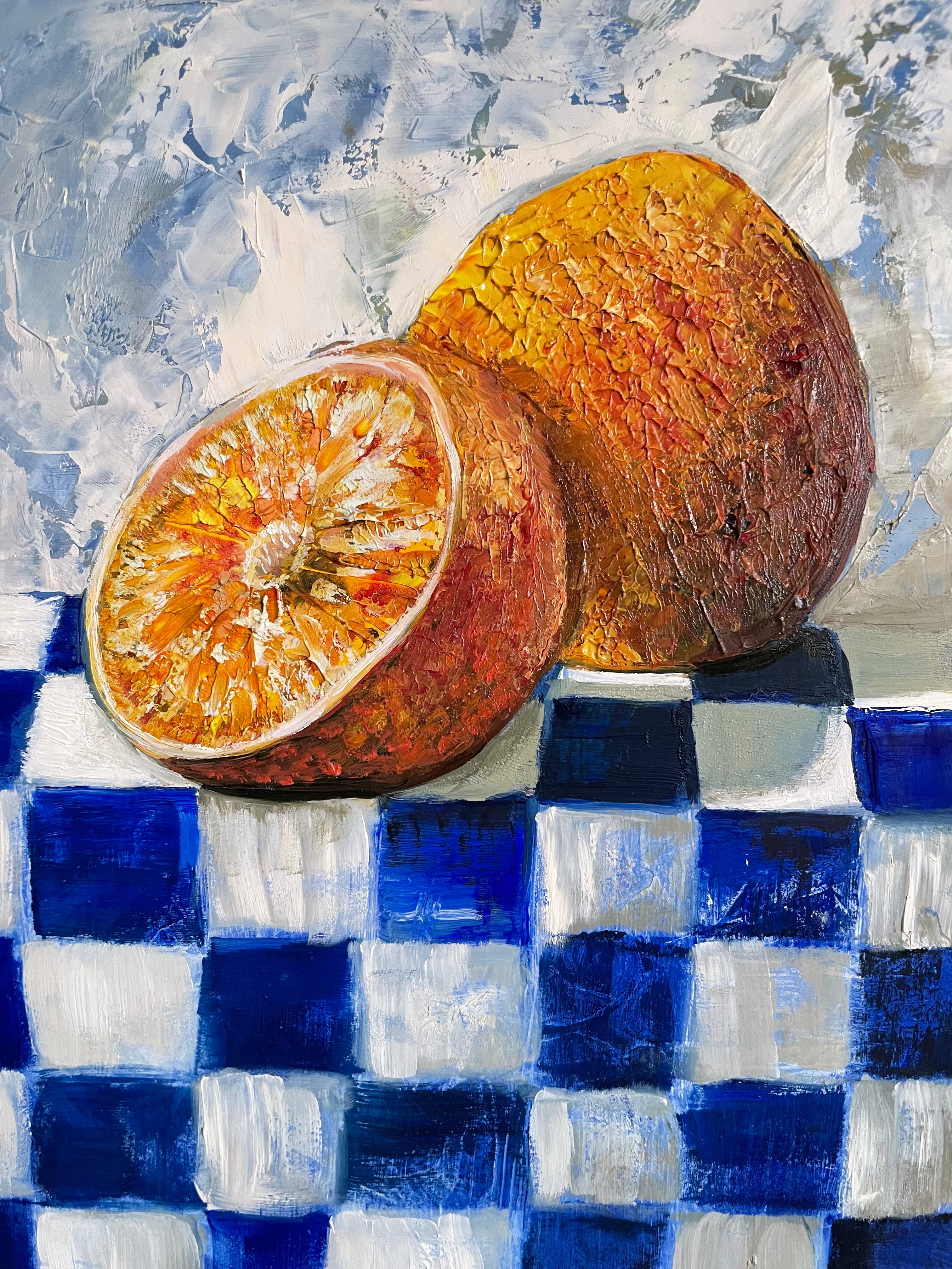 Tablecloth: Three Oranges