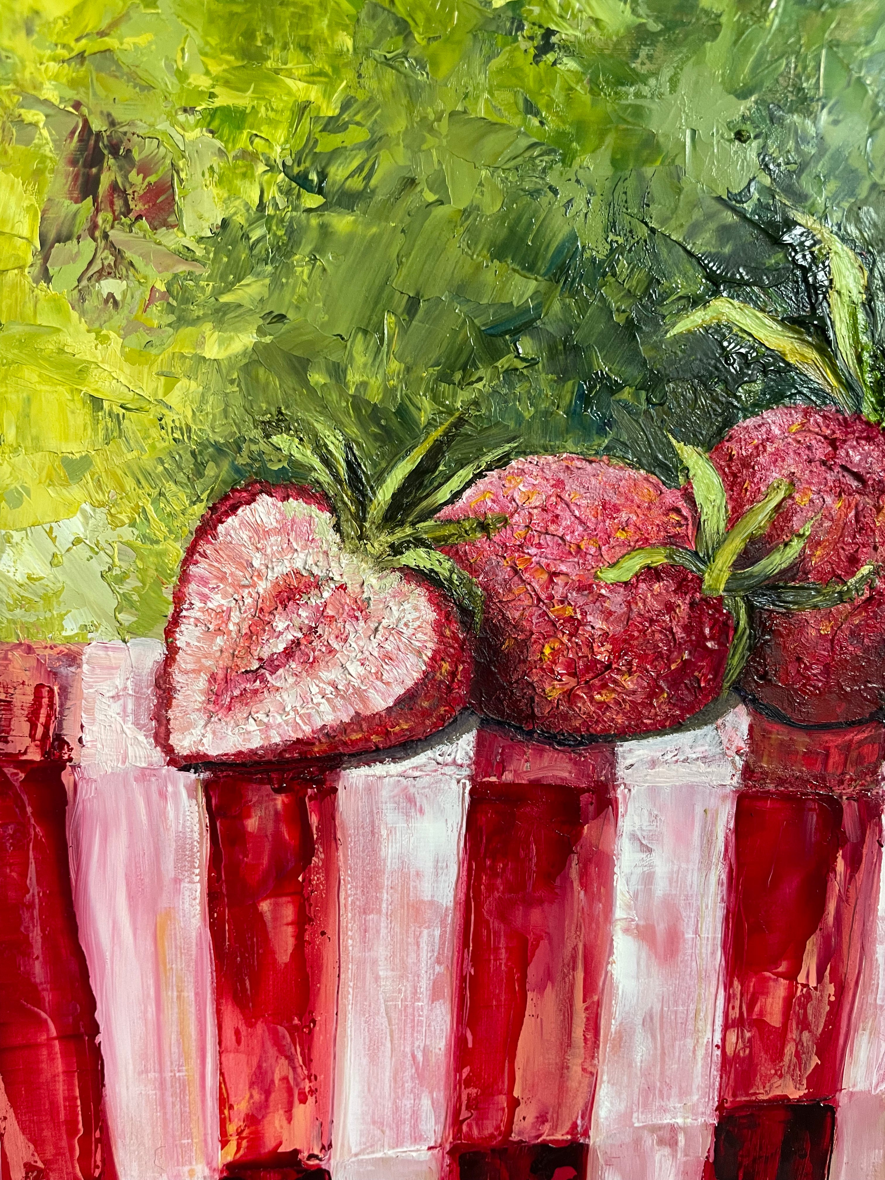 Tablecloth: Five Strawberries