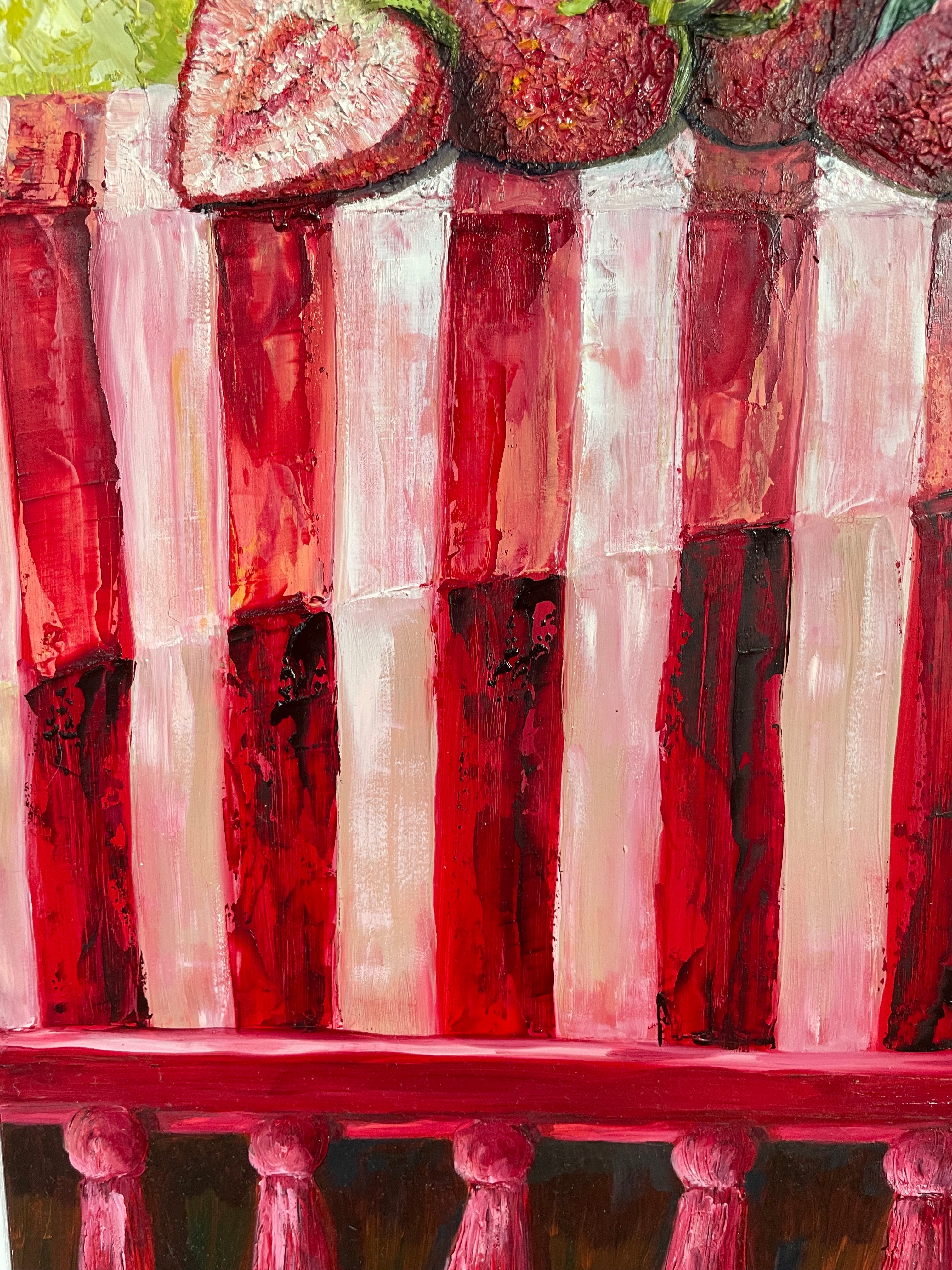 Tablecloth: Five Strawberries