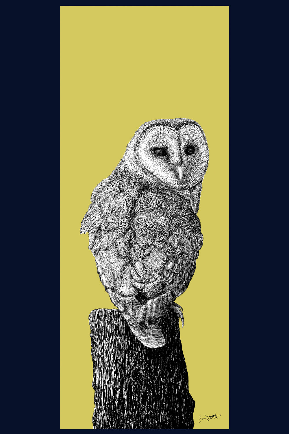 Behind You: Aviary Collection Fine Art Print - available in 10 colours