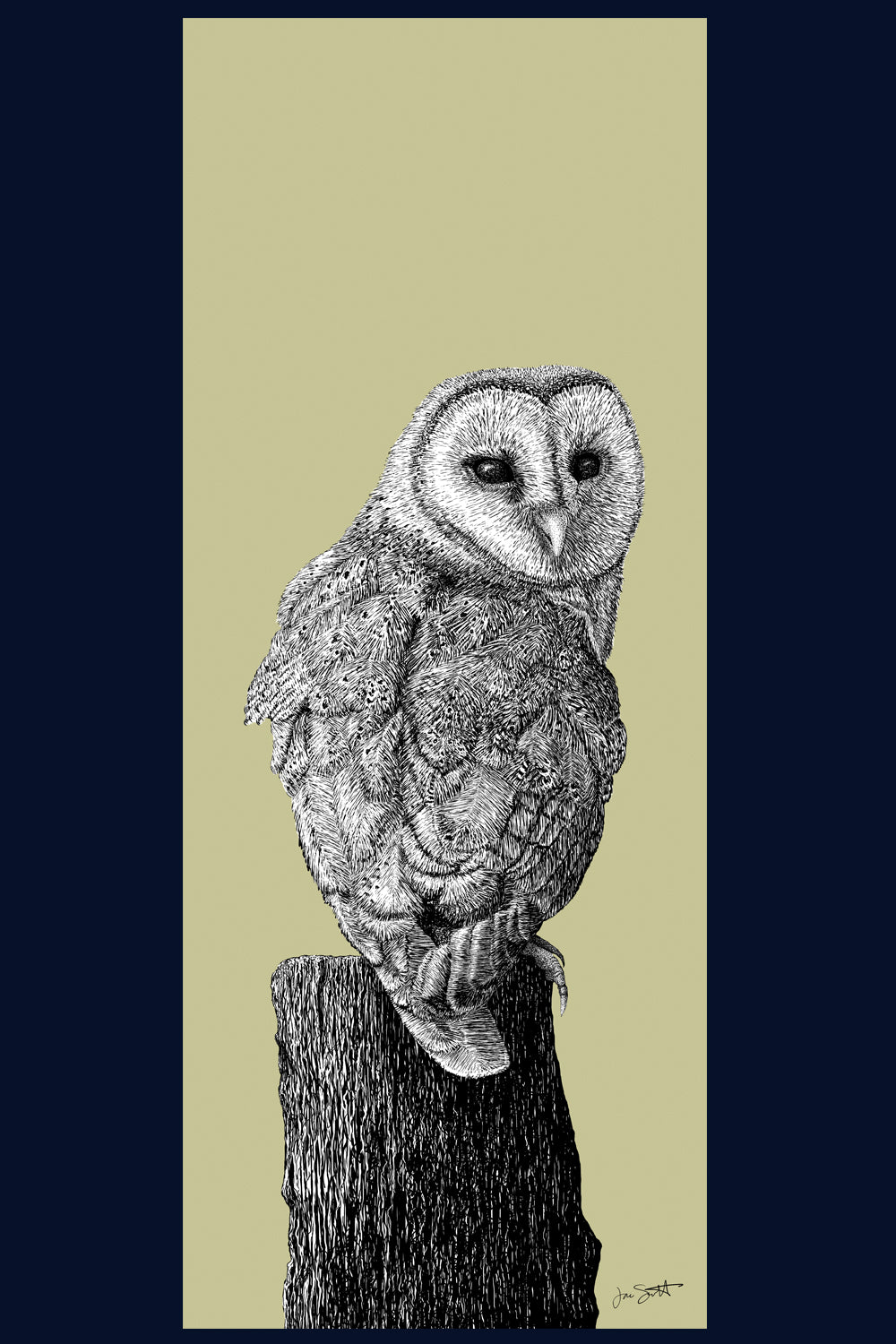 Behind You: Aviary Collection Fine Art Print - available in 10 colours