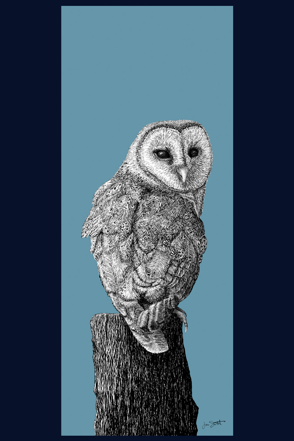 Behind You: Aviary Collection Fine Art Print - available in 10 colours