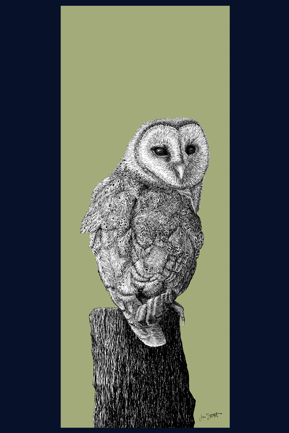 Behind You: Aviary Collection Fine Art Print - available in 10 colours