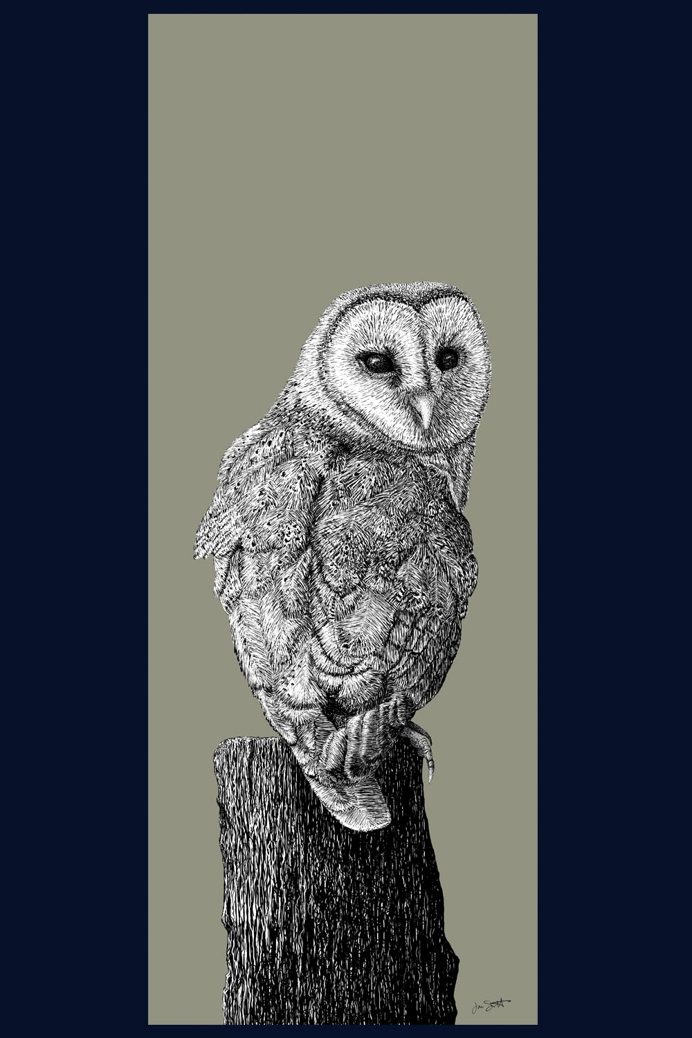 Behind You: Aviary Collection Fine Art Print - available in 10 colours