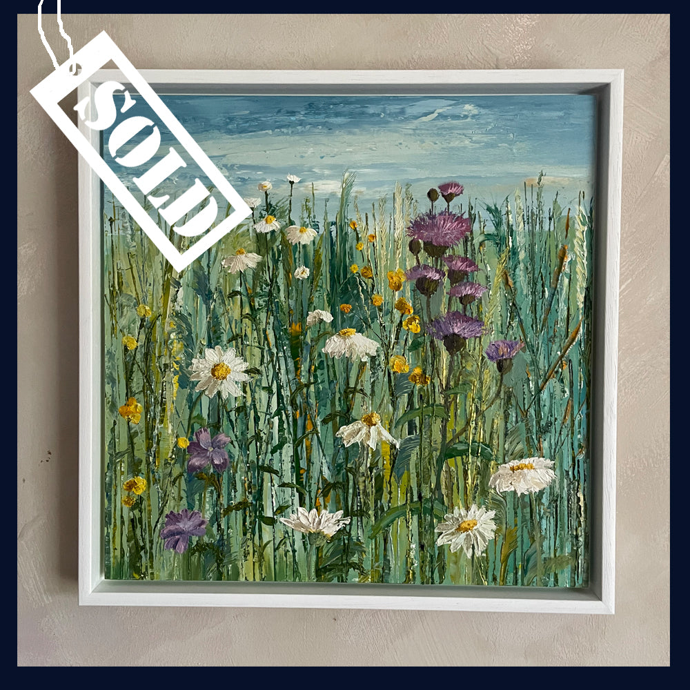 SOLD - Botanical Tapestry. Original Oil Painting